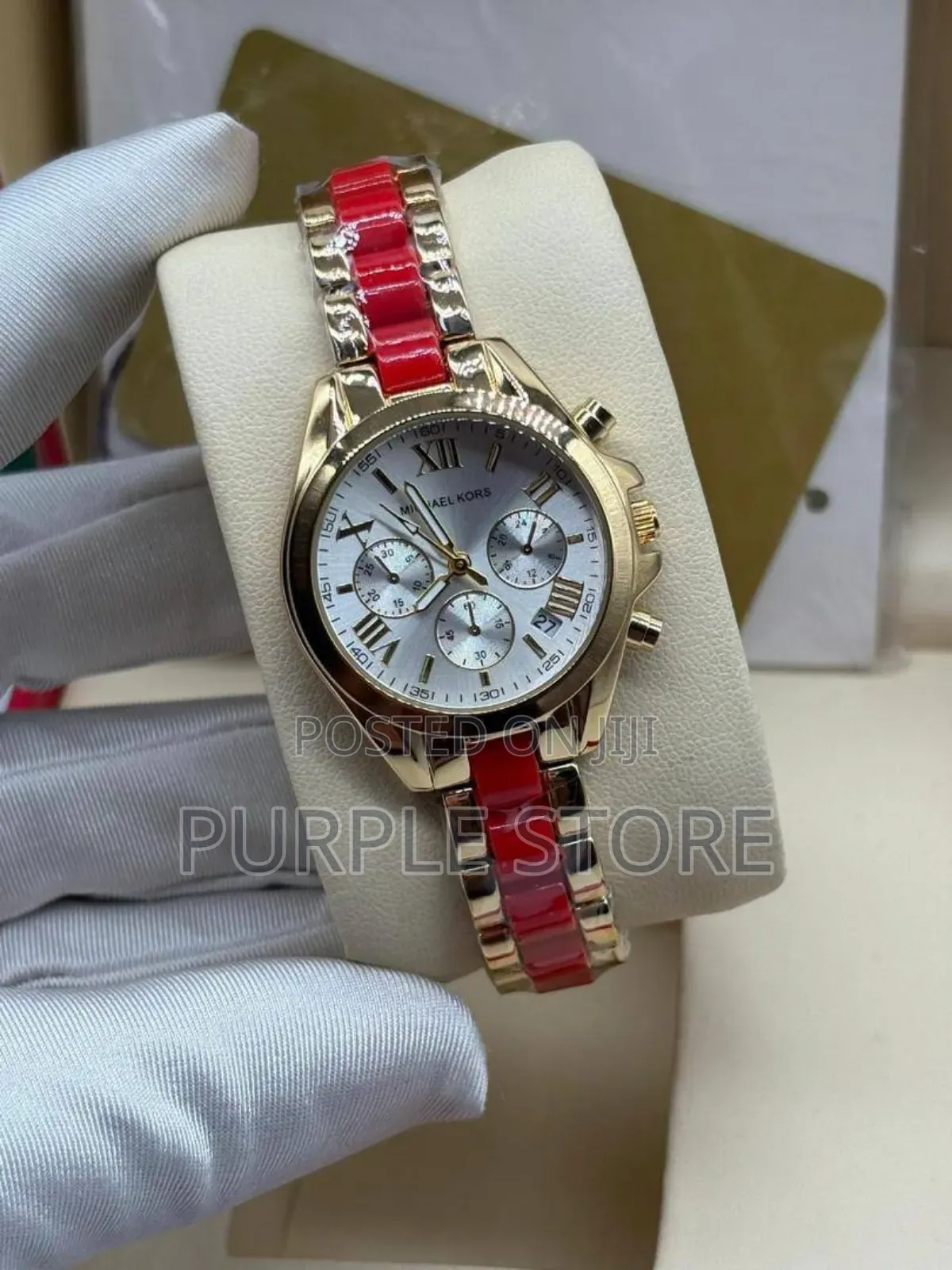 Michael Kors Women's Two Tone Chain Strap Watch