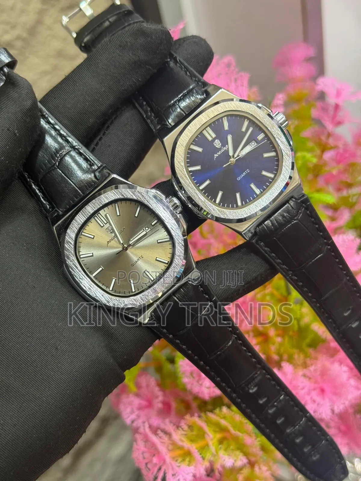 High Quality Poedagar Leather Wristwatch
