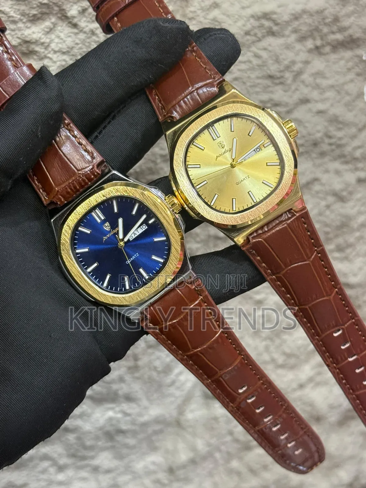 High Quality Poedagar Leather Wristwatch