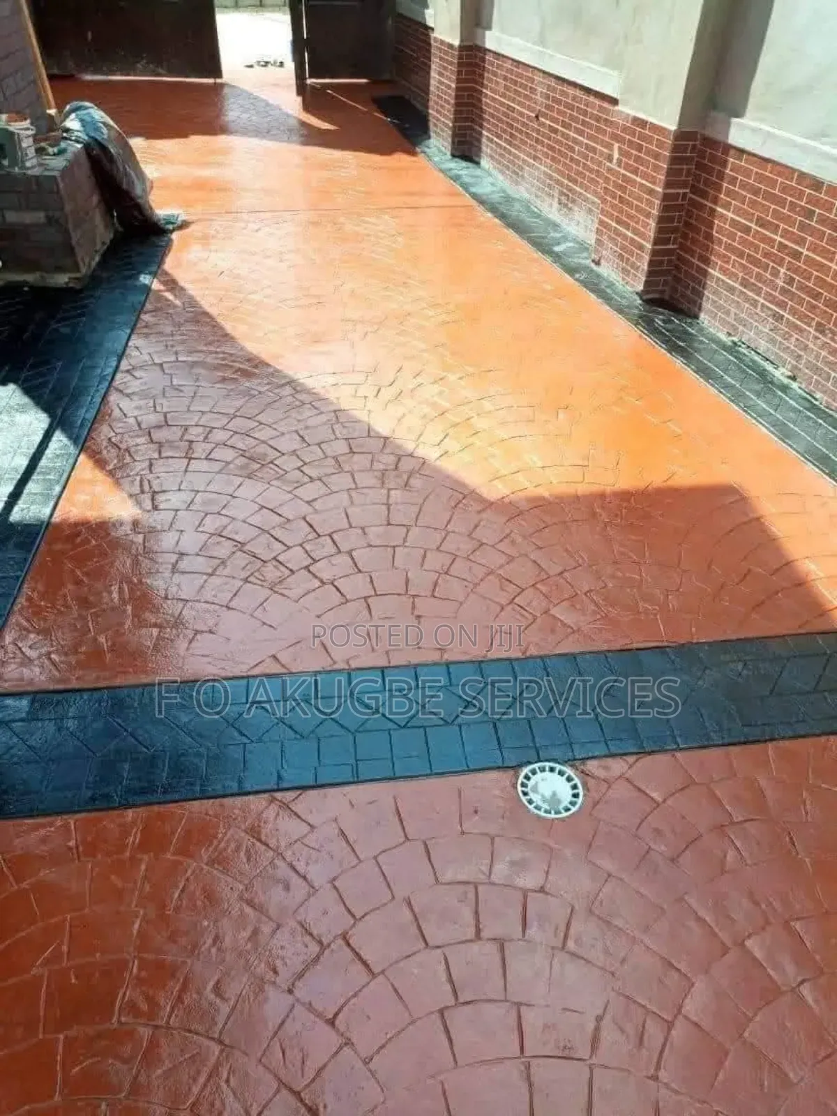 Concrete Floor Stamped