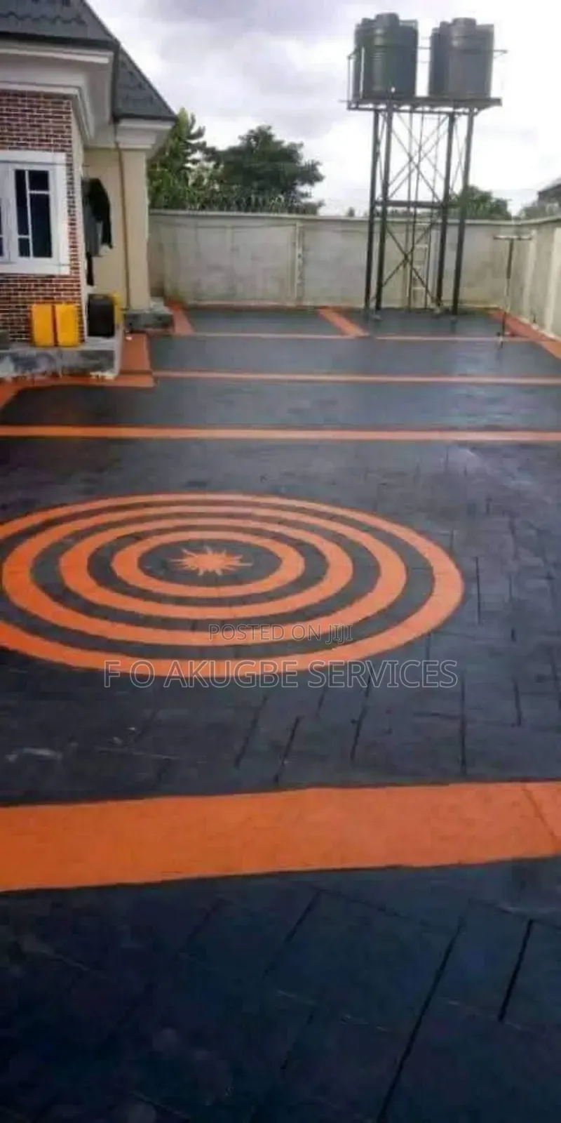 Concrete Floor Stamped