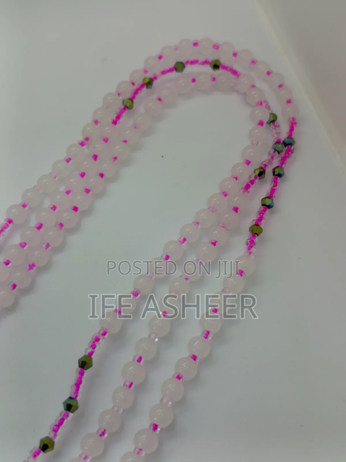 3 Layers Pink Waist Beads