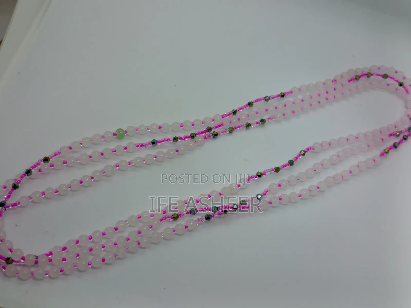 3 Layers Pink Waist Beads