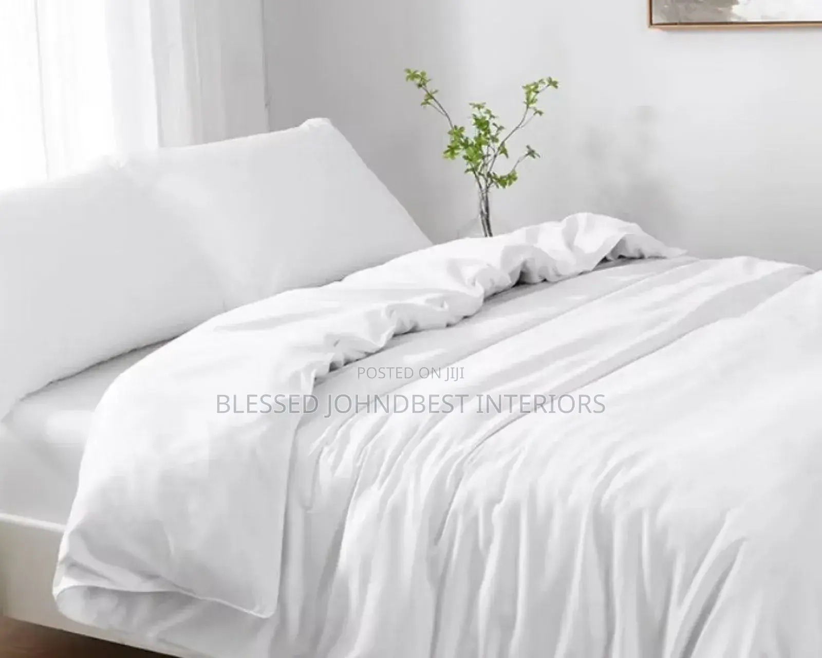 Pure Cotton White Duvet Cover Sets(400tc)