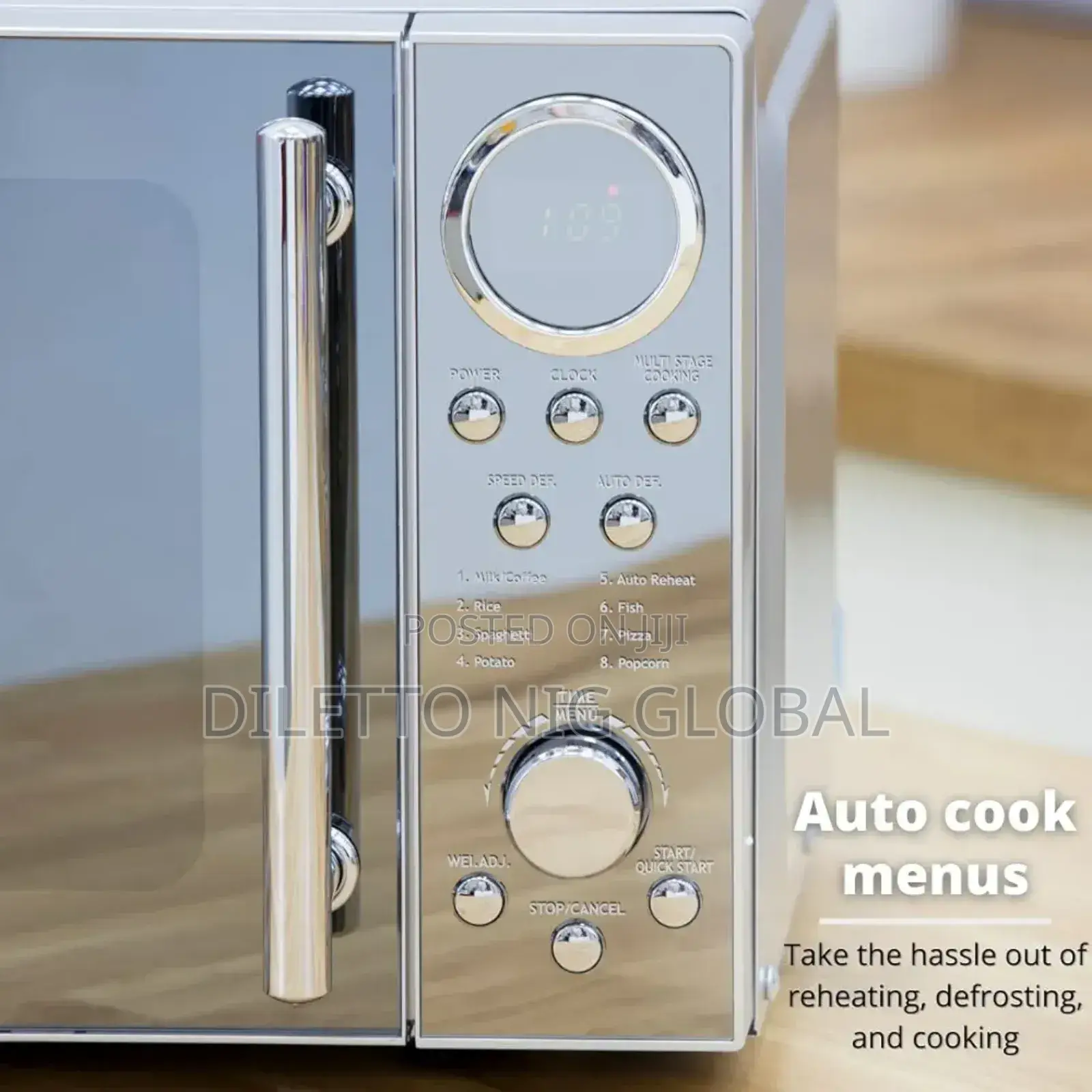 Swan Digital Solo Microwave With 10 Power Levels, 20 Litre