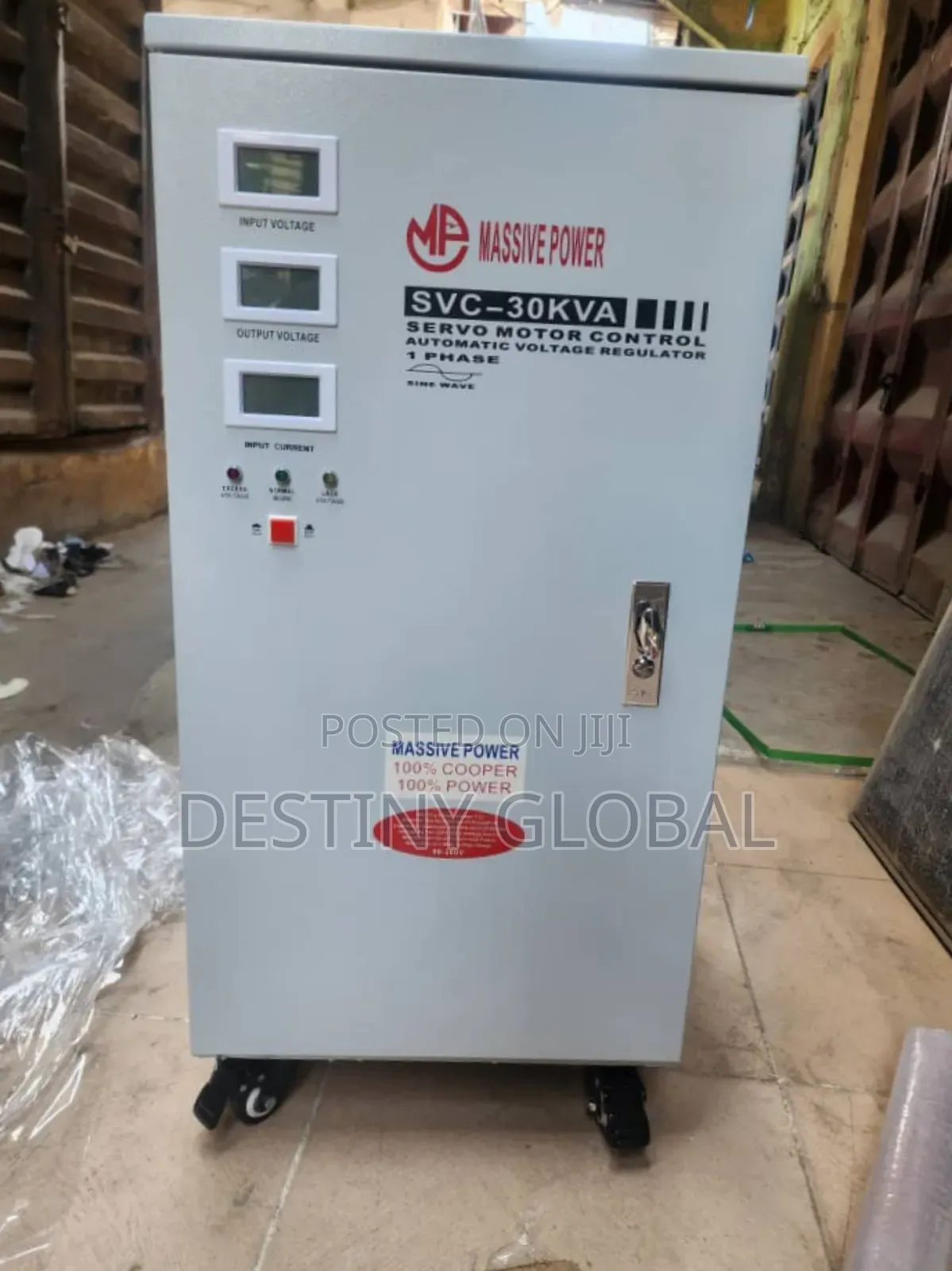 Industrial Stabilizer 1 Phase 30kva