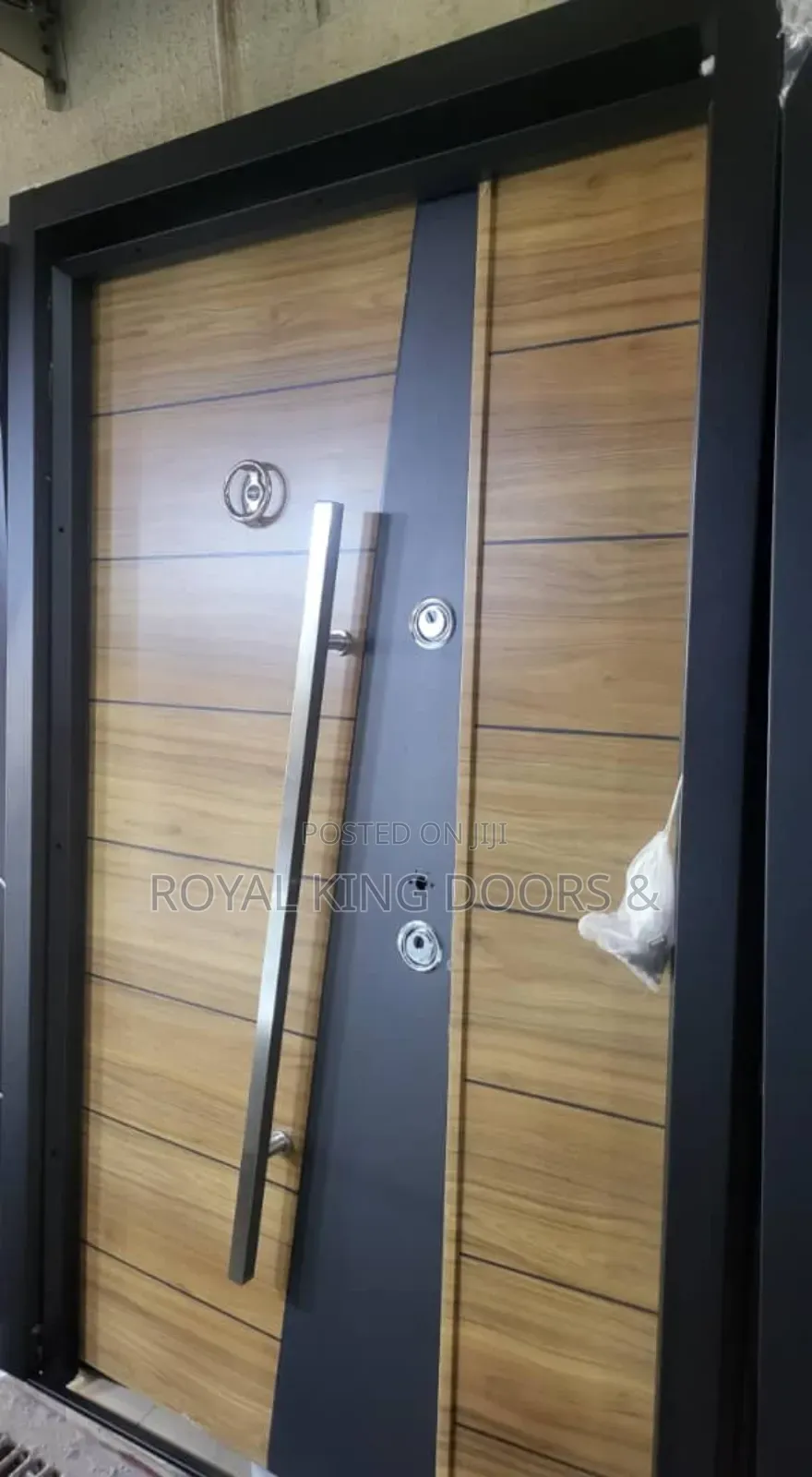 Turkey Entrance Metal Security Brown Door