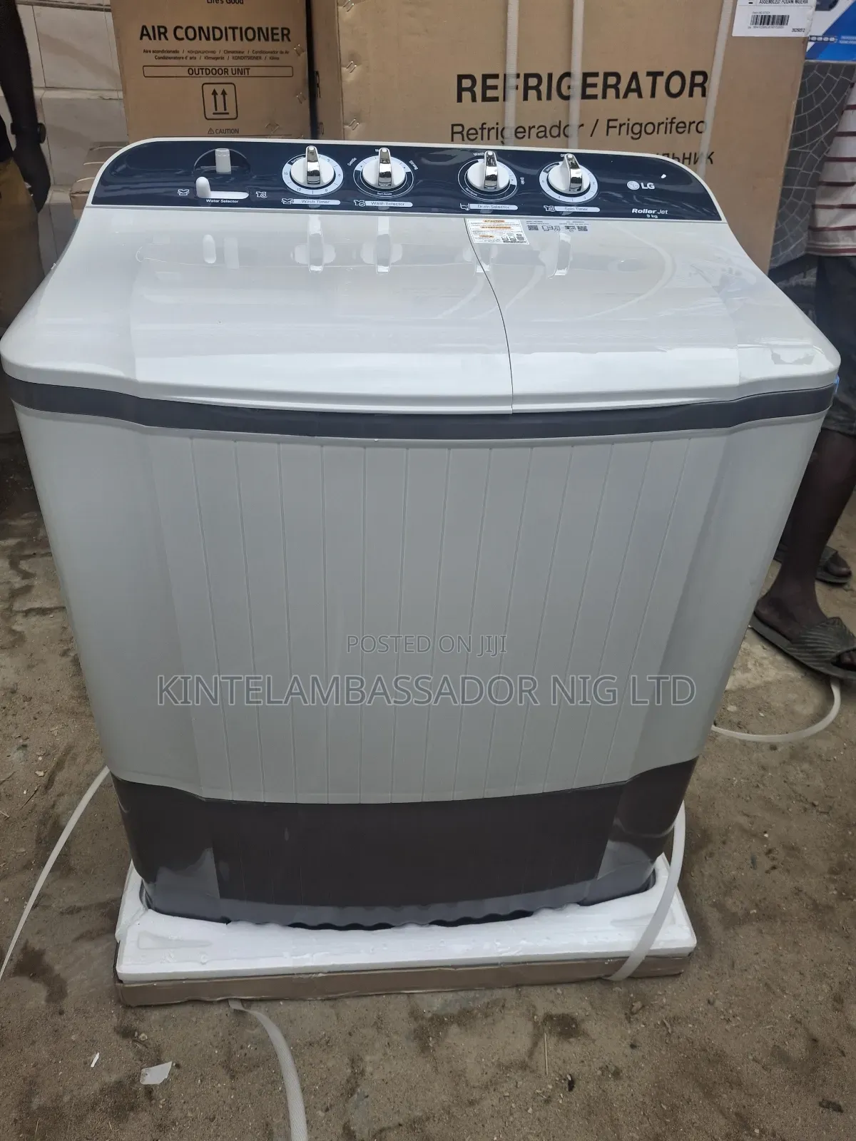 Lg 9kg Top Loader Twin Tub Washing Machine