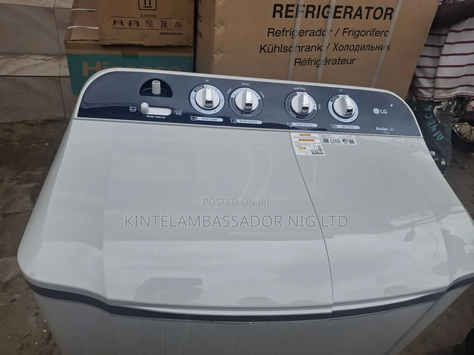 Lg 9kg Top Loader Twin Tub Washing Machine