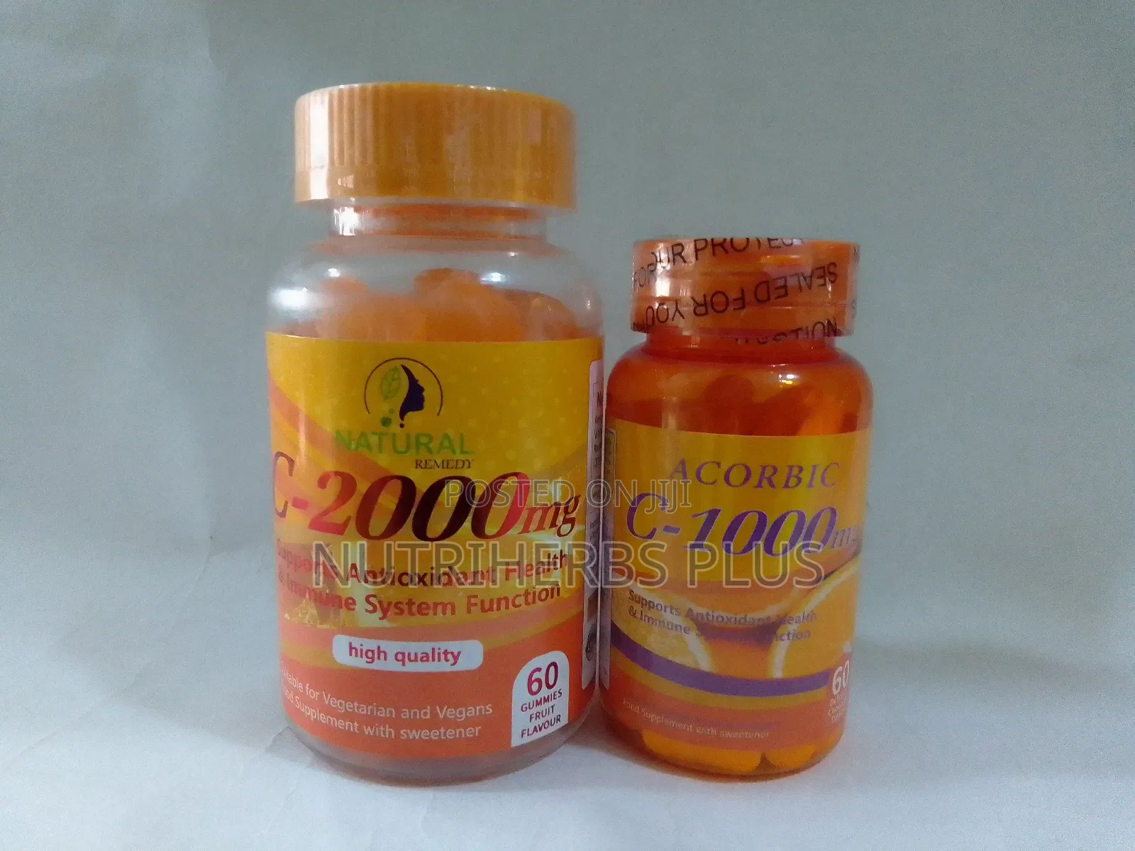 Natural Remedy C-2000mg + Acorbic C-1000mg : For Skin Support