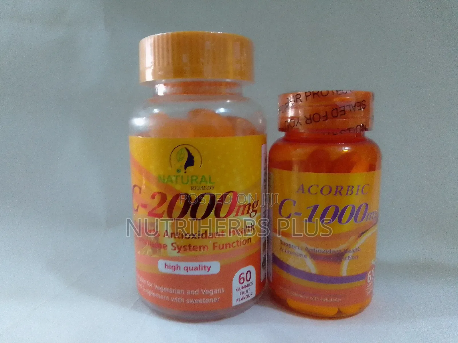 Natural Remedy C-2000mg + Acorbic C-1000mg : For Skin Support