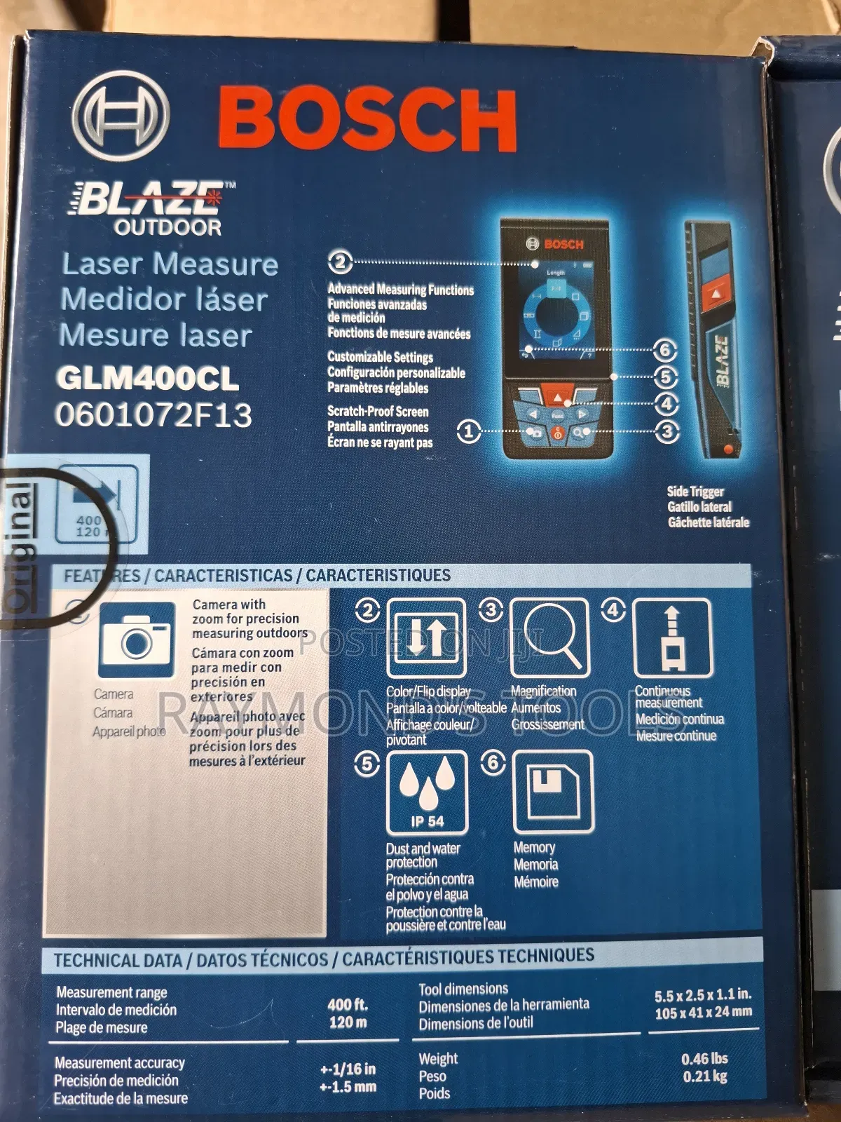 120 Meters Bosch Laser Tape for Outdoor GLM 400cl