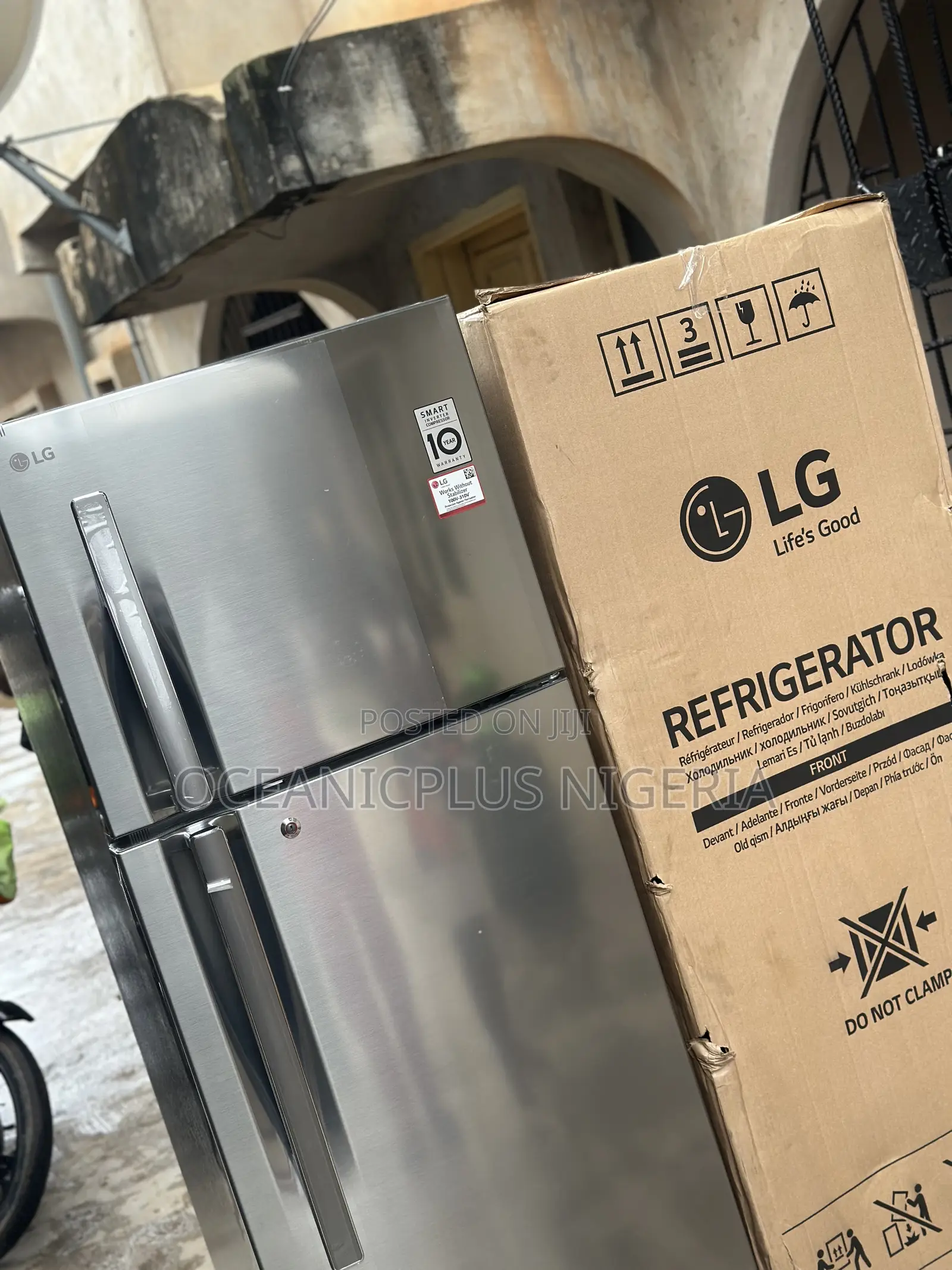 Lg 308l Smart Chill Iceguard (Ref 322rlbn)Double Door Refrigerator