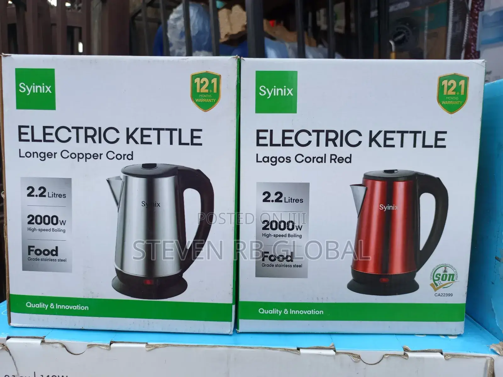 Syinix 2.2l Electric Kettle Ske22u1
