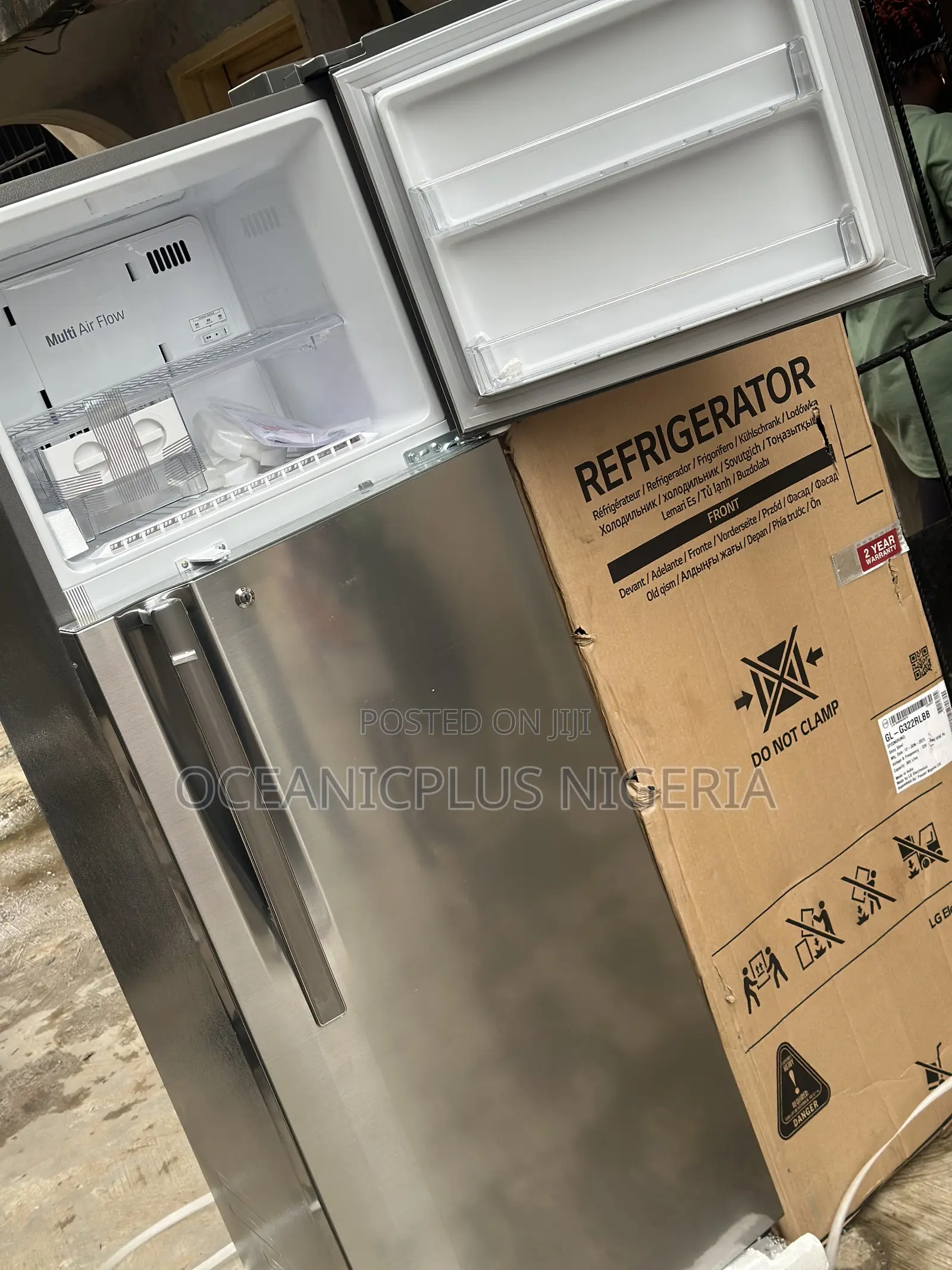 Lg 308l Double Cool Freshline (Ref 322rlbn) Double Door Refrigerator