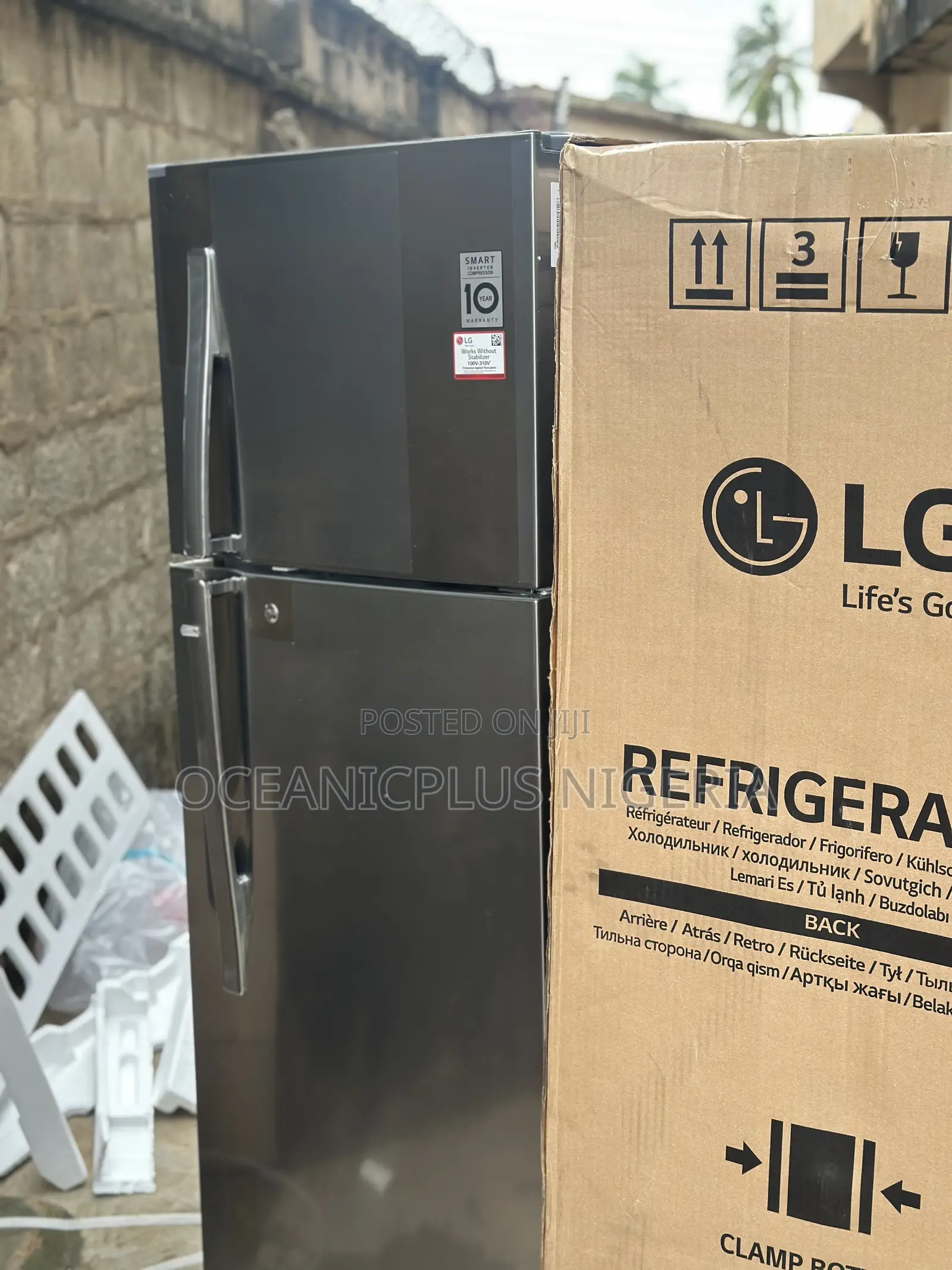 Lg 308l Frostmate Dual-Door (Ref 322rlbn) Non Frost Refrigerator