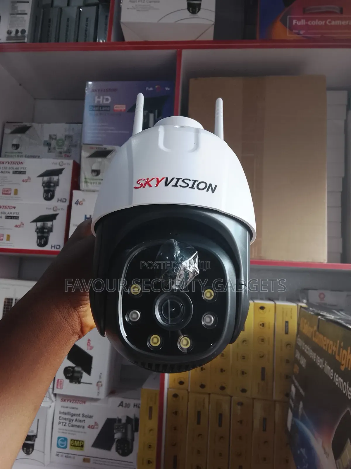 V380 PTZ Solar Camera