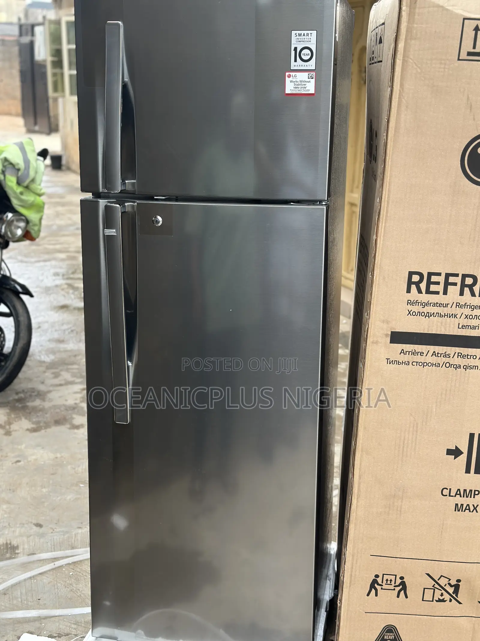 Smart Kitchen Lg 308l Non Frost Double Door Refrigerator (Ref 322rlbn)