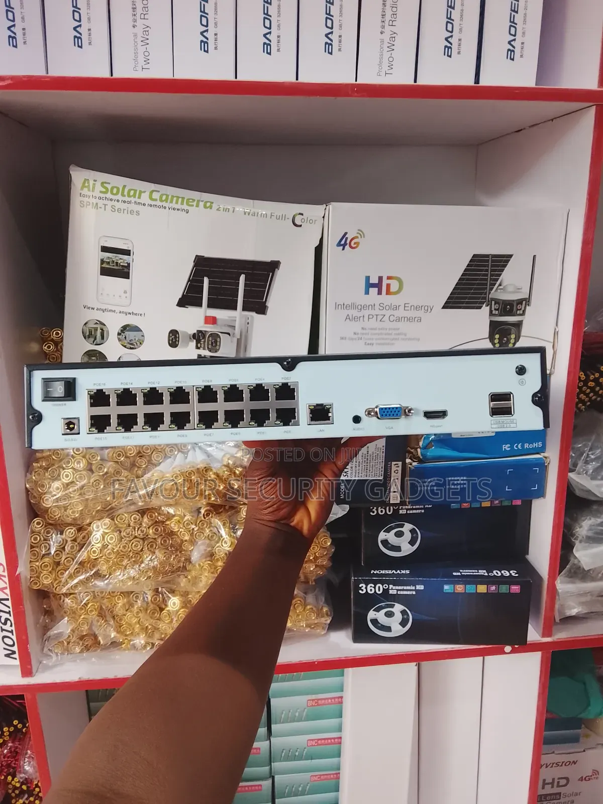 16 Port NVR Machine