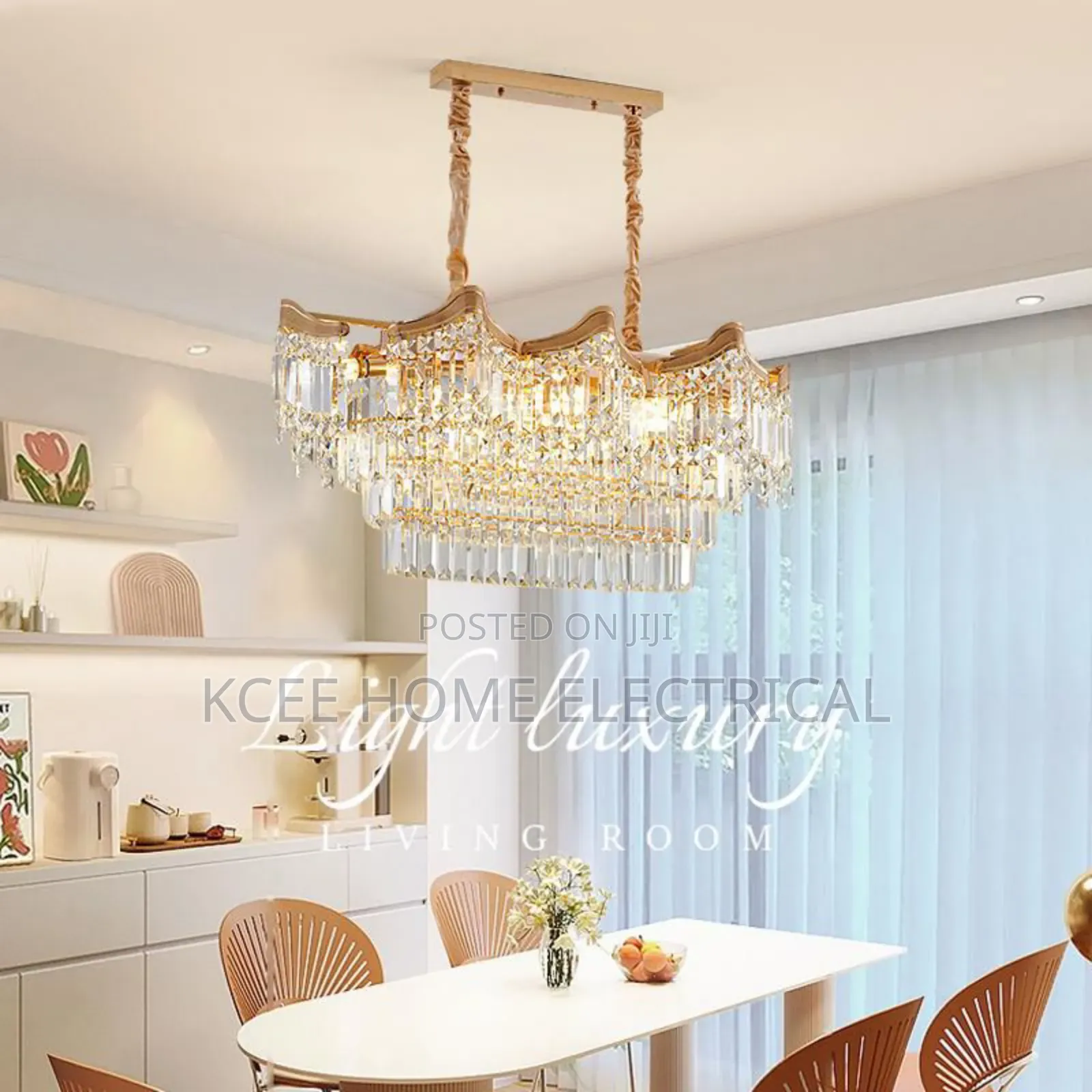 Crystal Pendant Light / Drop Chandelier
