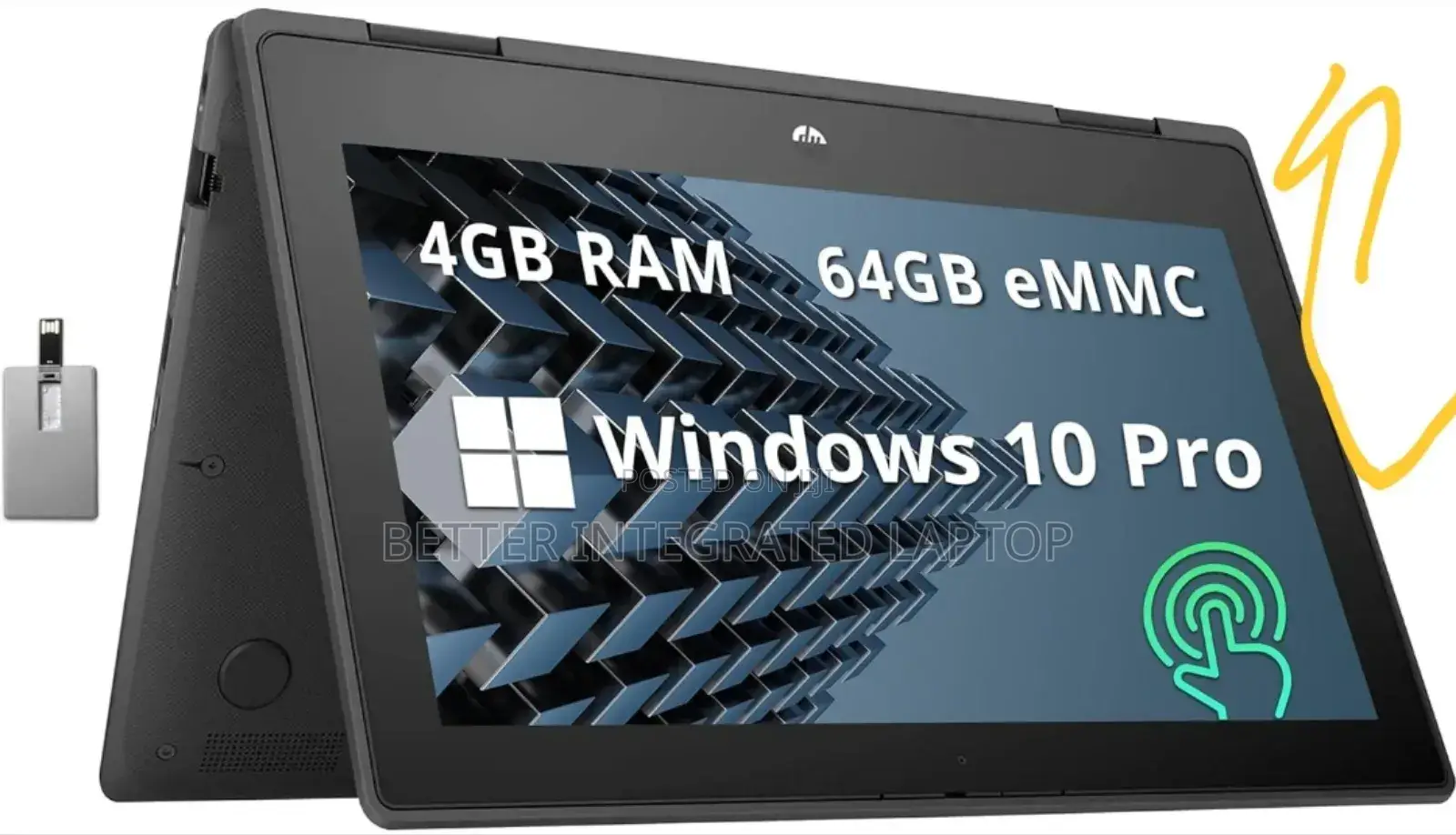 New Laptop HP ProBook X360 11 G5 EE 4GB Intel Celeron SSD 256GB