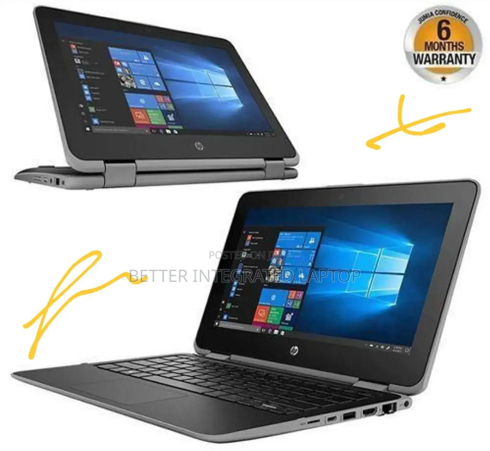 New Laptop HP ProBook X360 11 G6 EE 4GB Intel Celeron SSD 256GB