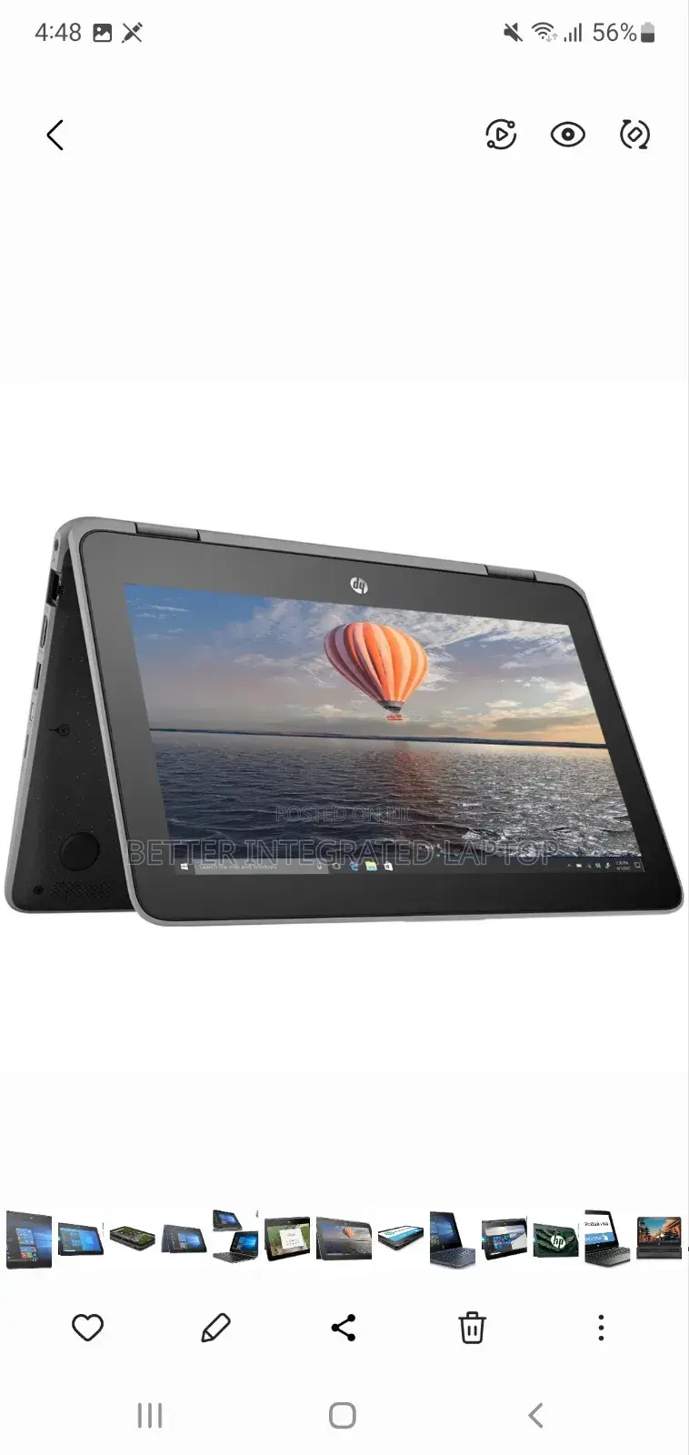 New Laptop HP ProBook X360 11 G6 EE 1.5GB Intel Celeron SSD 512GB