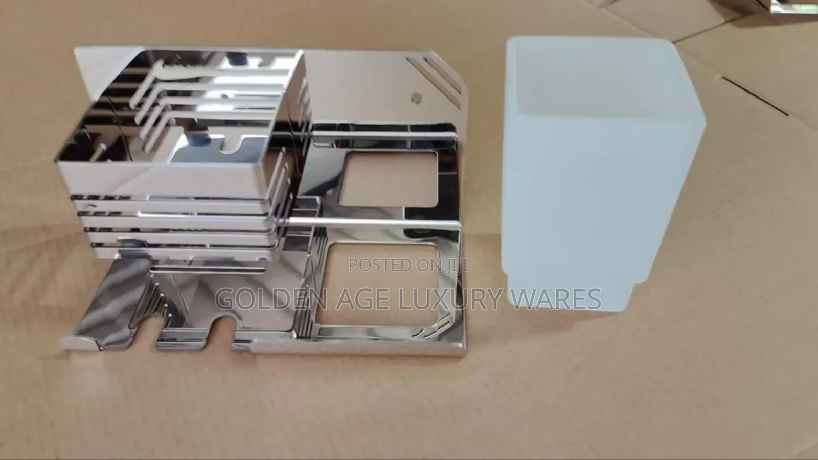 New Design Single Toothbrush Holder Square Stainless