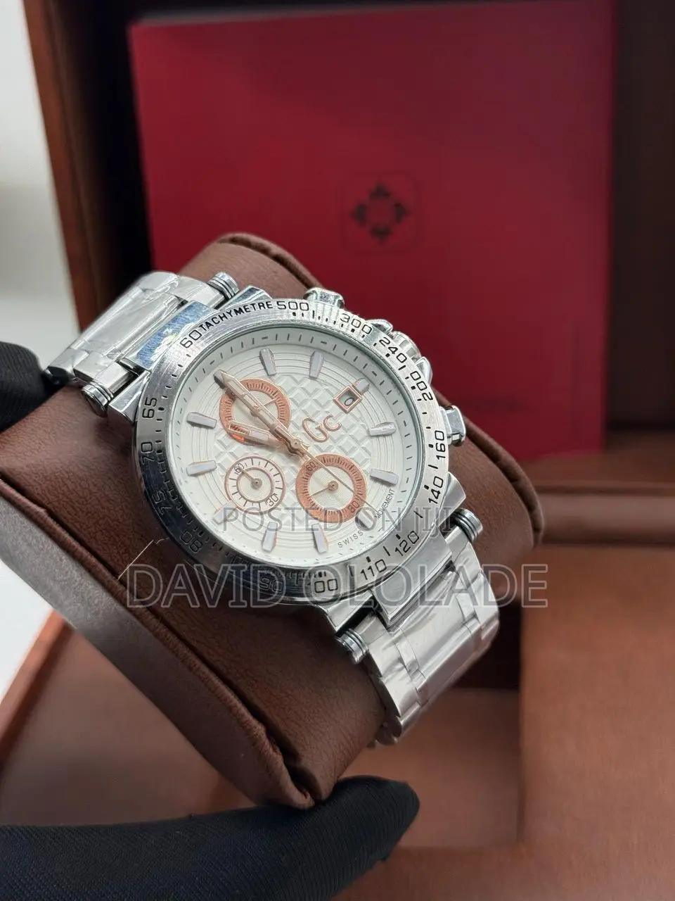 Gc Chronograph Chain Watch for Men