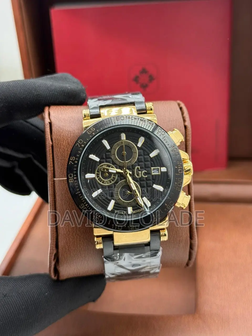 Gc Chronograph Chain Watch for Men