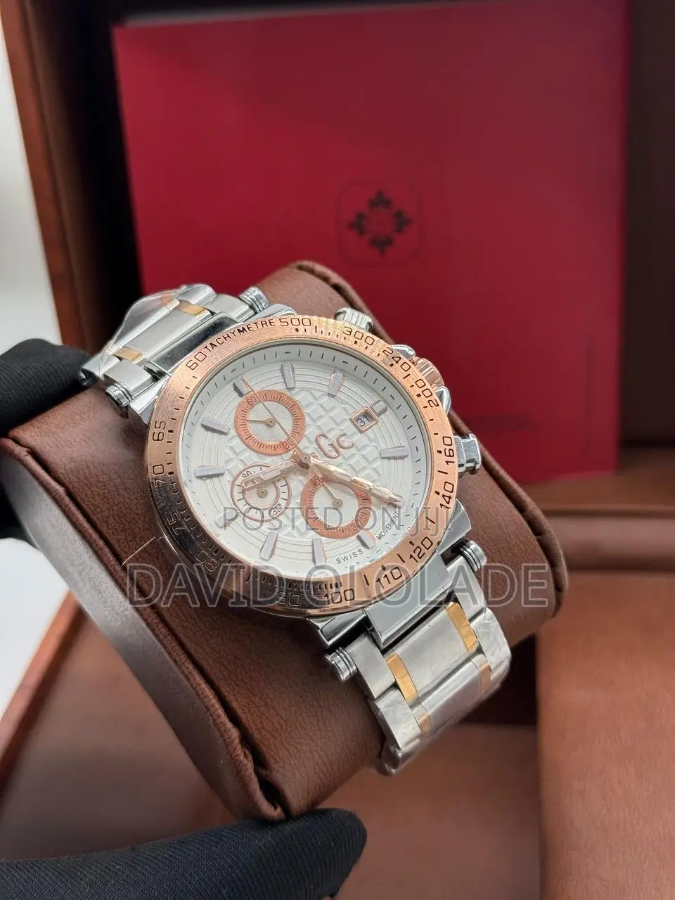 Gc Chronograph Chain Watch for Men