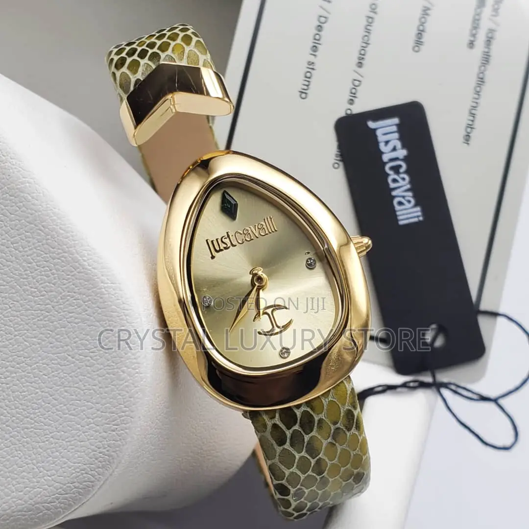 Justcavalli Quality Luxury Ladies Chain Strap Wristwatch