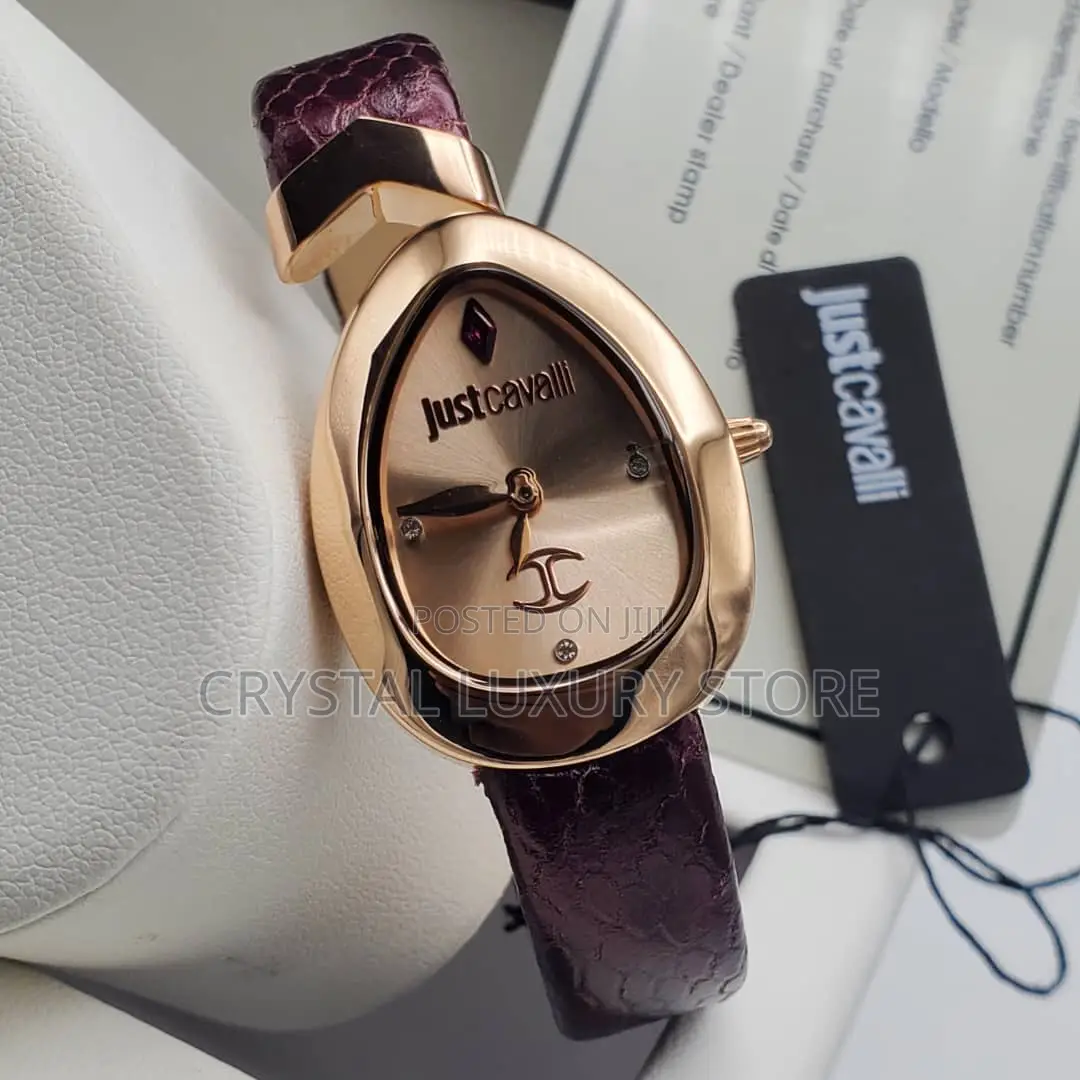 Justcavalli Quality Luxury Ladies Chain Strap Wristwatch