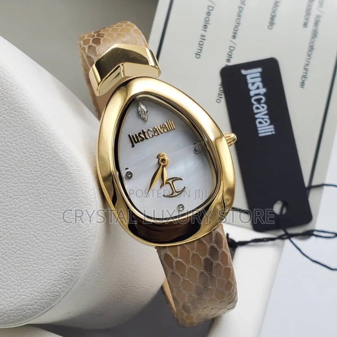 Justcavalli Quality Luxury Ladies Chain Strap Wristwatch