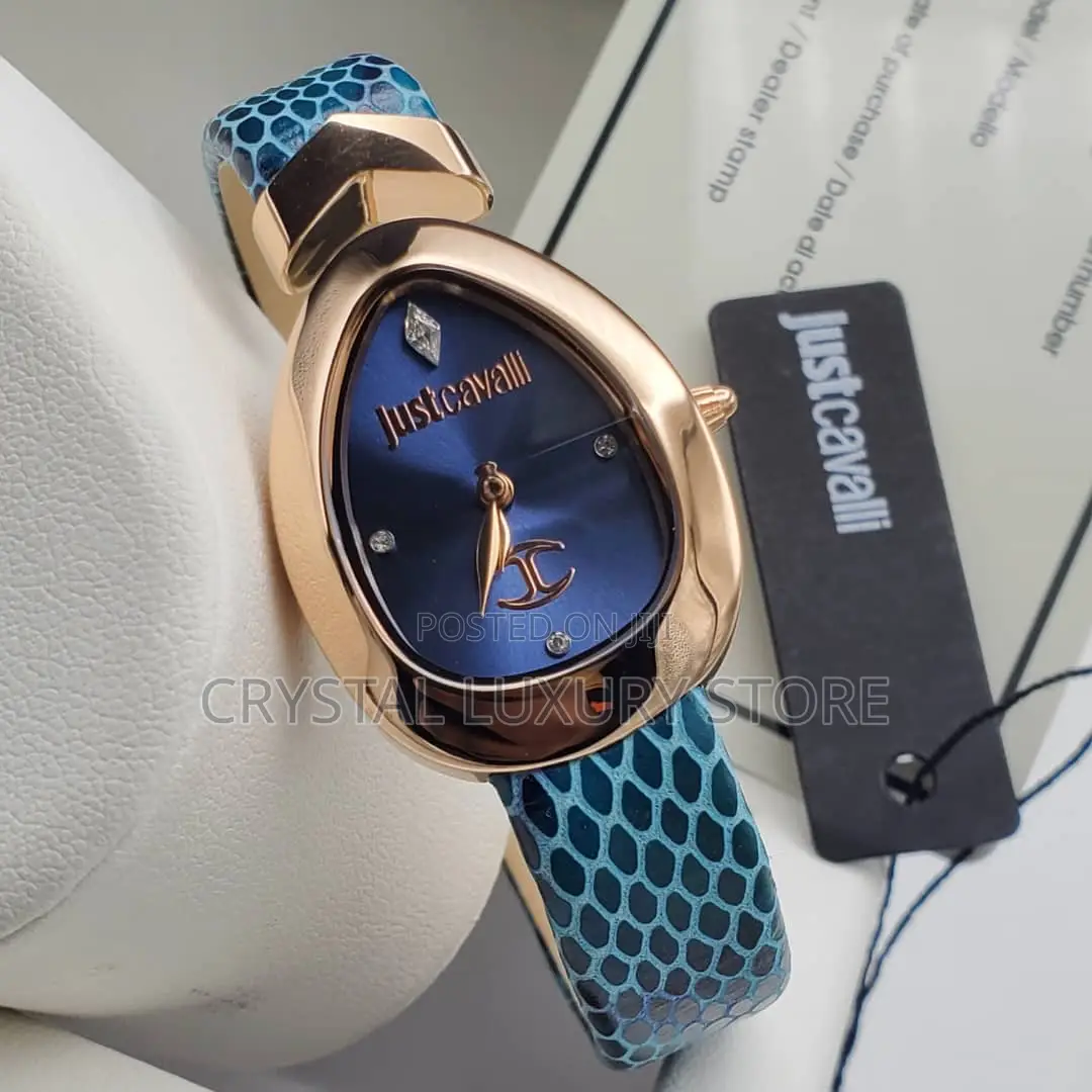 Justcavalli Quality Luxury Ladies Chain Strap Wristwatch