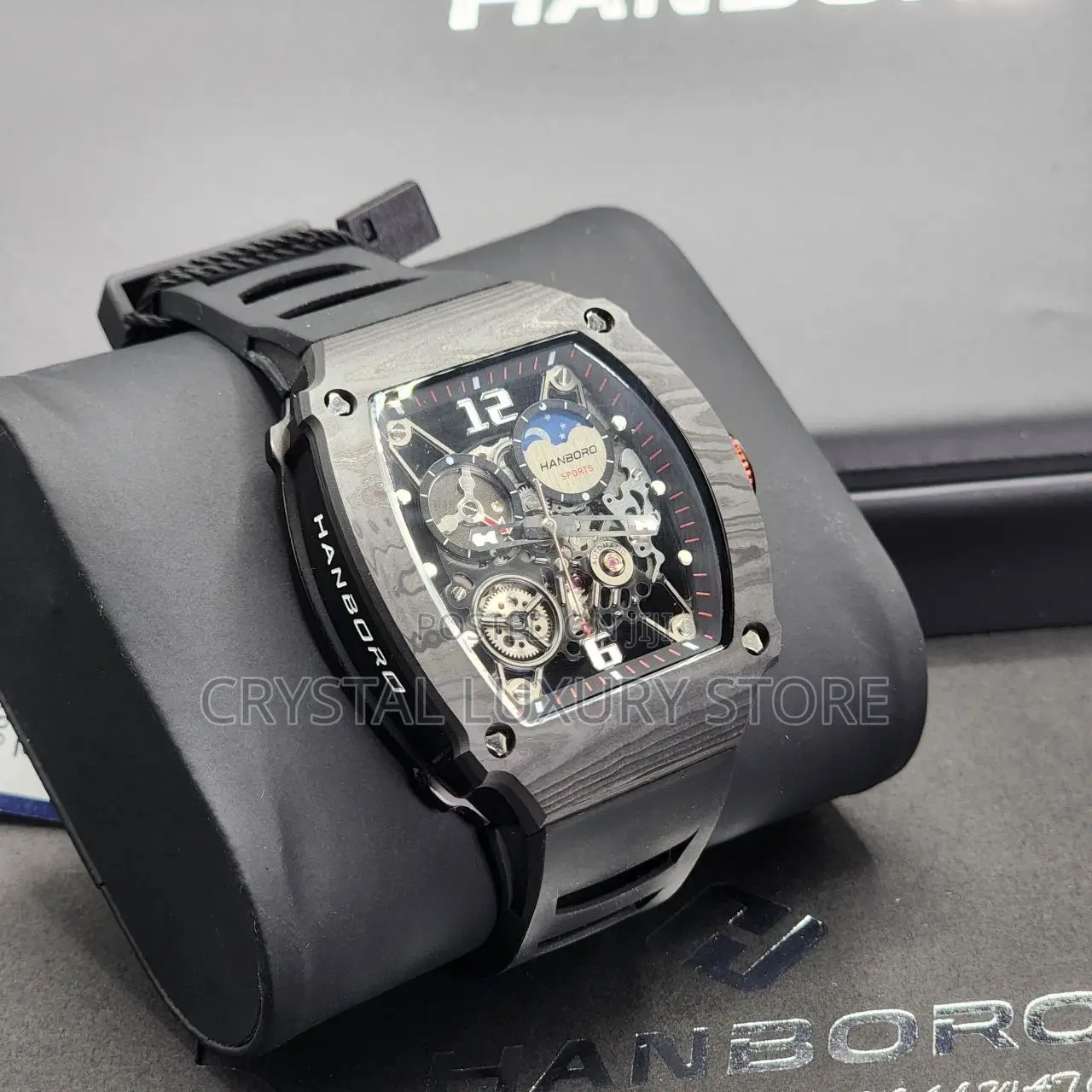 Hanboro Quality Luxury Men Chronograph Wristwatch