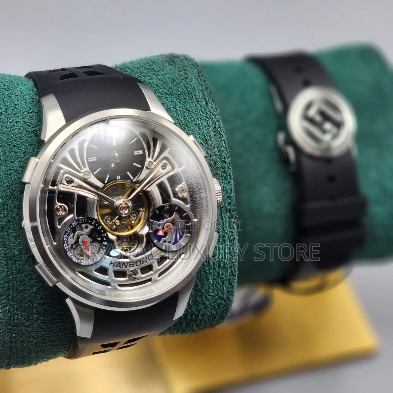 Hanboro Quality Luxury Men Chronograph Wristwatch