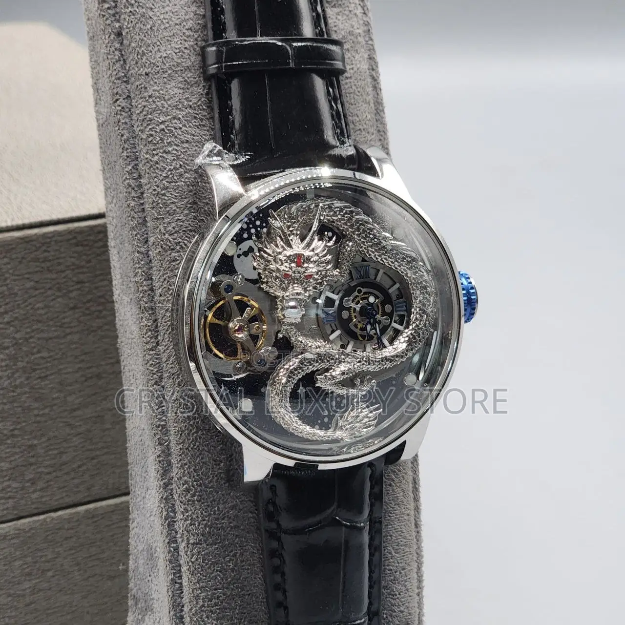 Hanboro Quality Luxury Men Genuine Leather Wristwatch