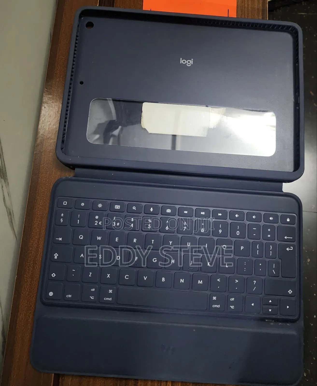 Logitech Rugged Combo Blue iPad Keyboard Case for iPad 7th 8th 9th Gen