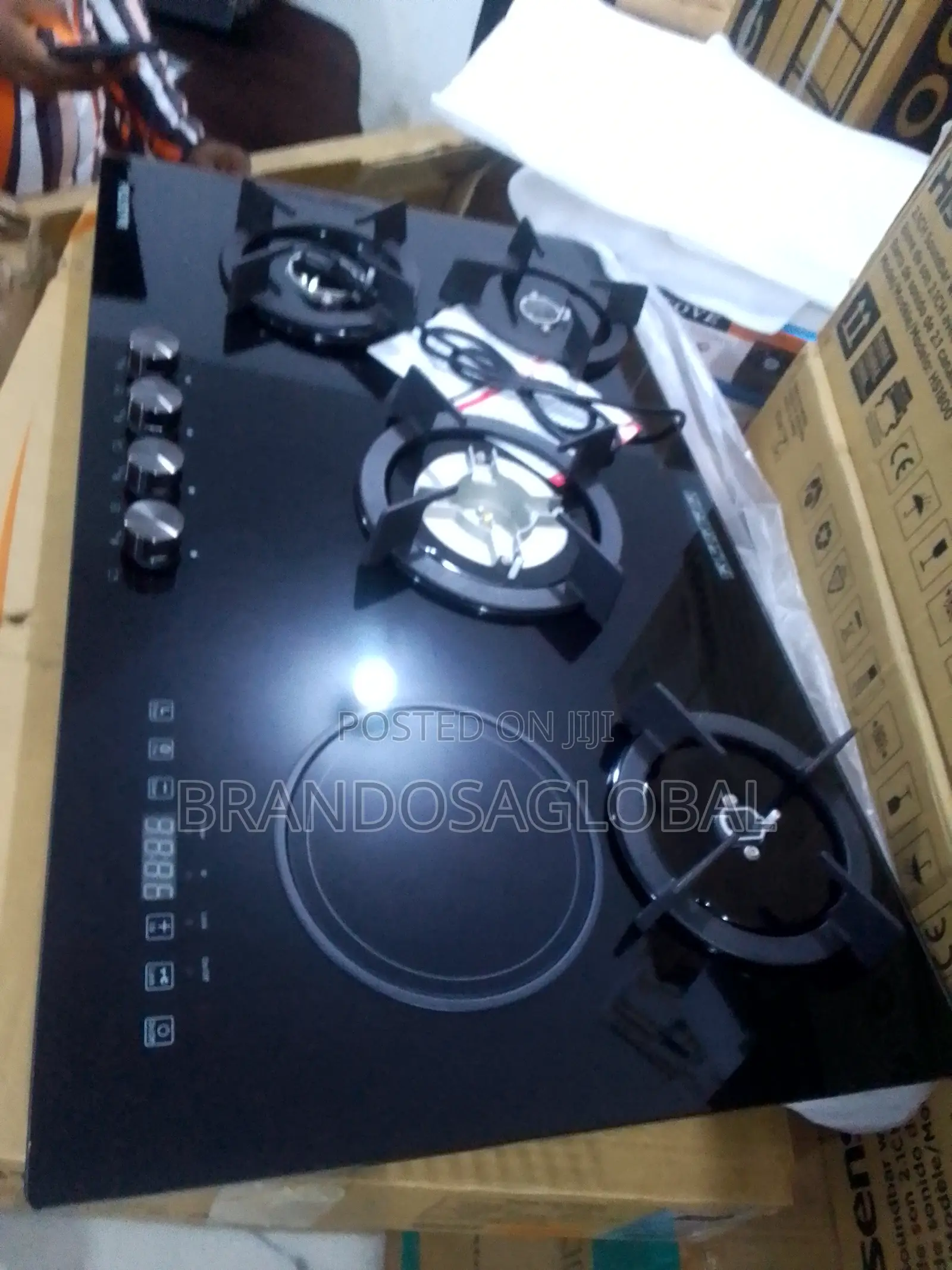 Polystar 4+1 Hob – Heat Resistant Glass Surface