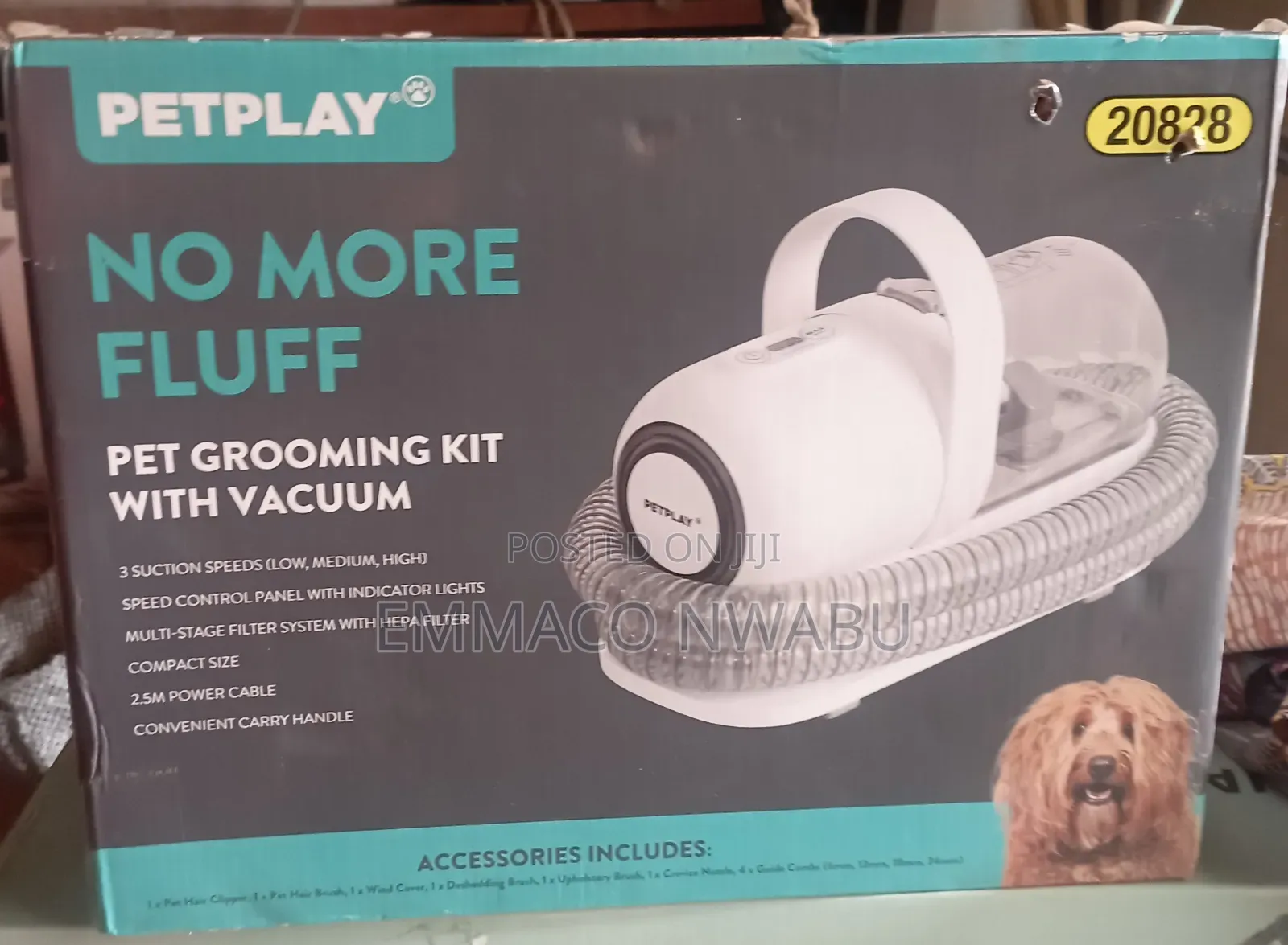 Petplay Pet Grooming Kit With Vacuum
