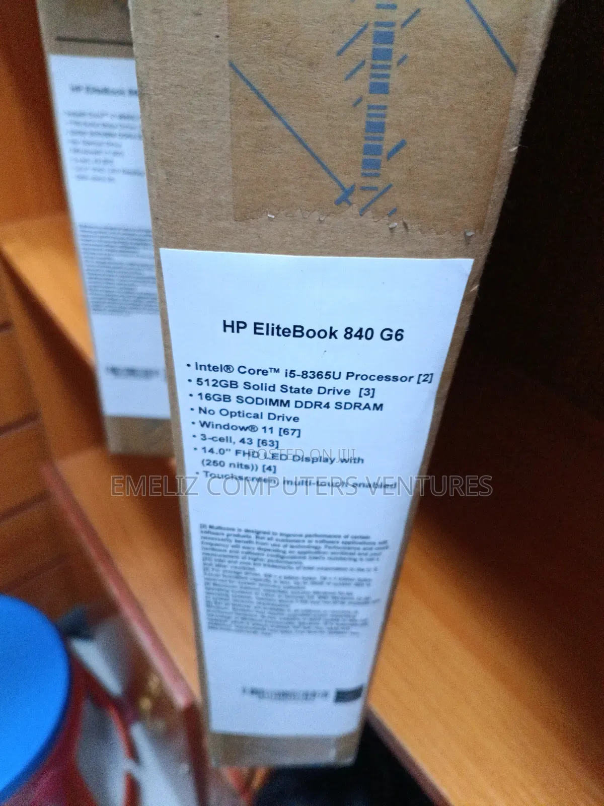 New Laptop HP EliteBook 840 G6 16GB Intel Core I5 SSD 512GB