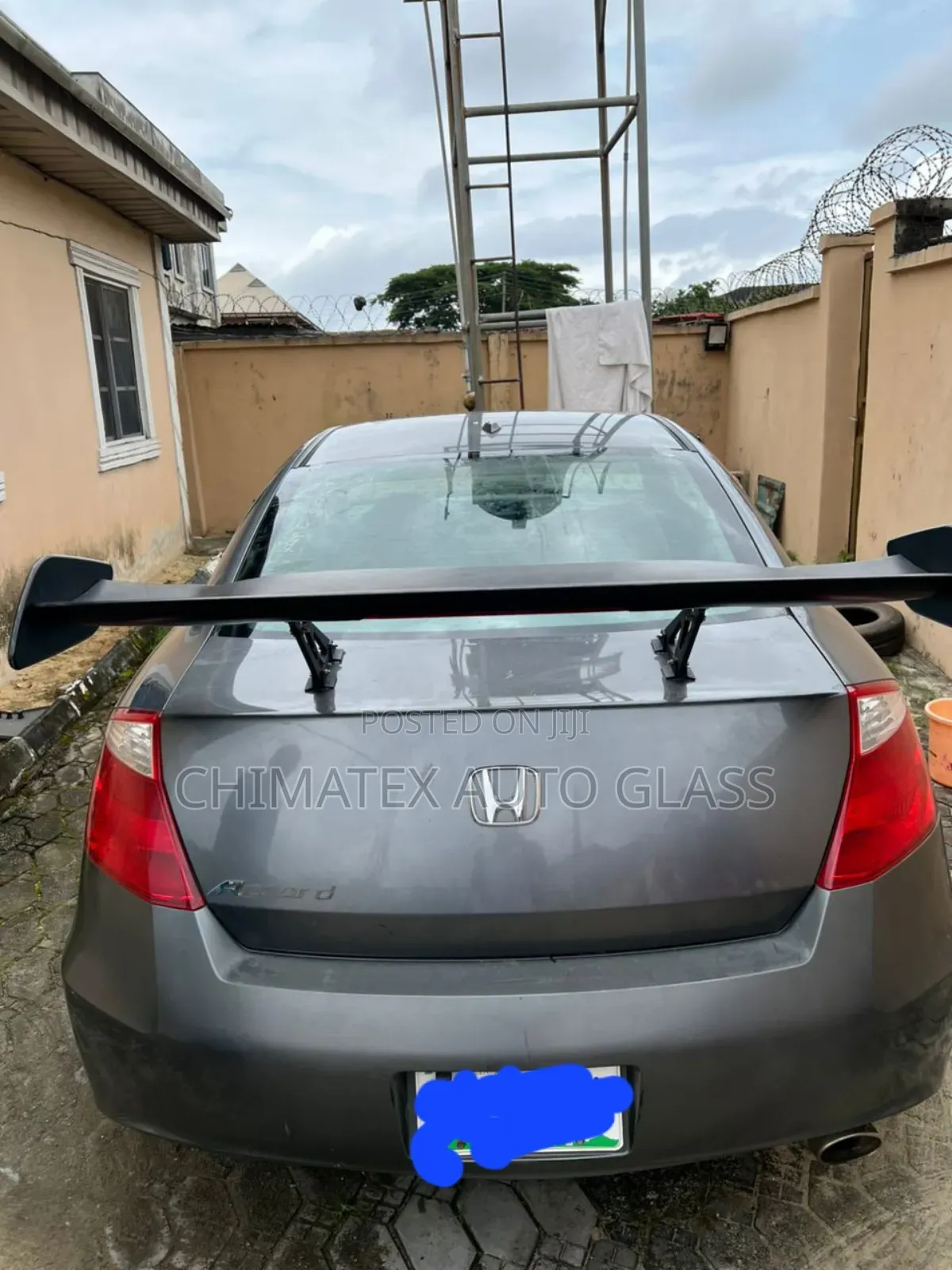 Honda Accord 2009 Coupe Back Glass Installed