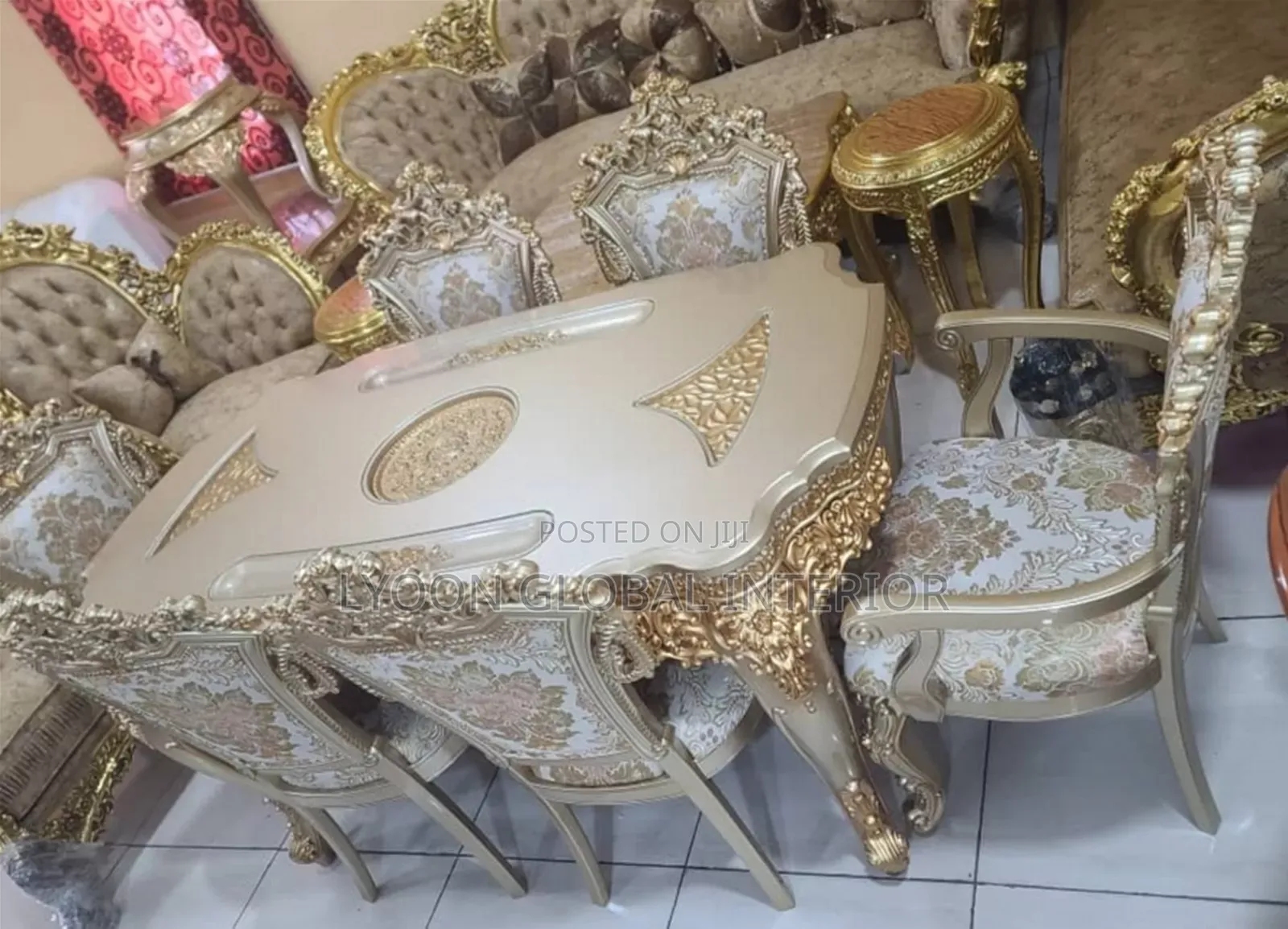 Exquisite Design Quality Royal Dining Table by 6seater