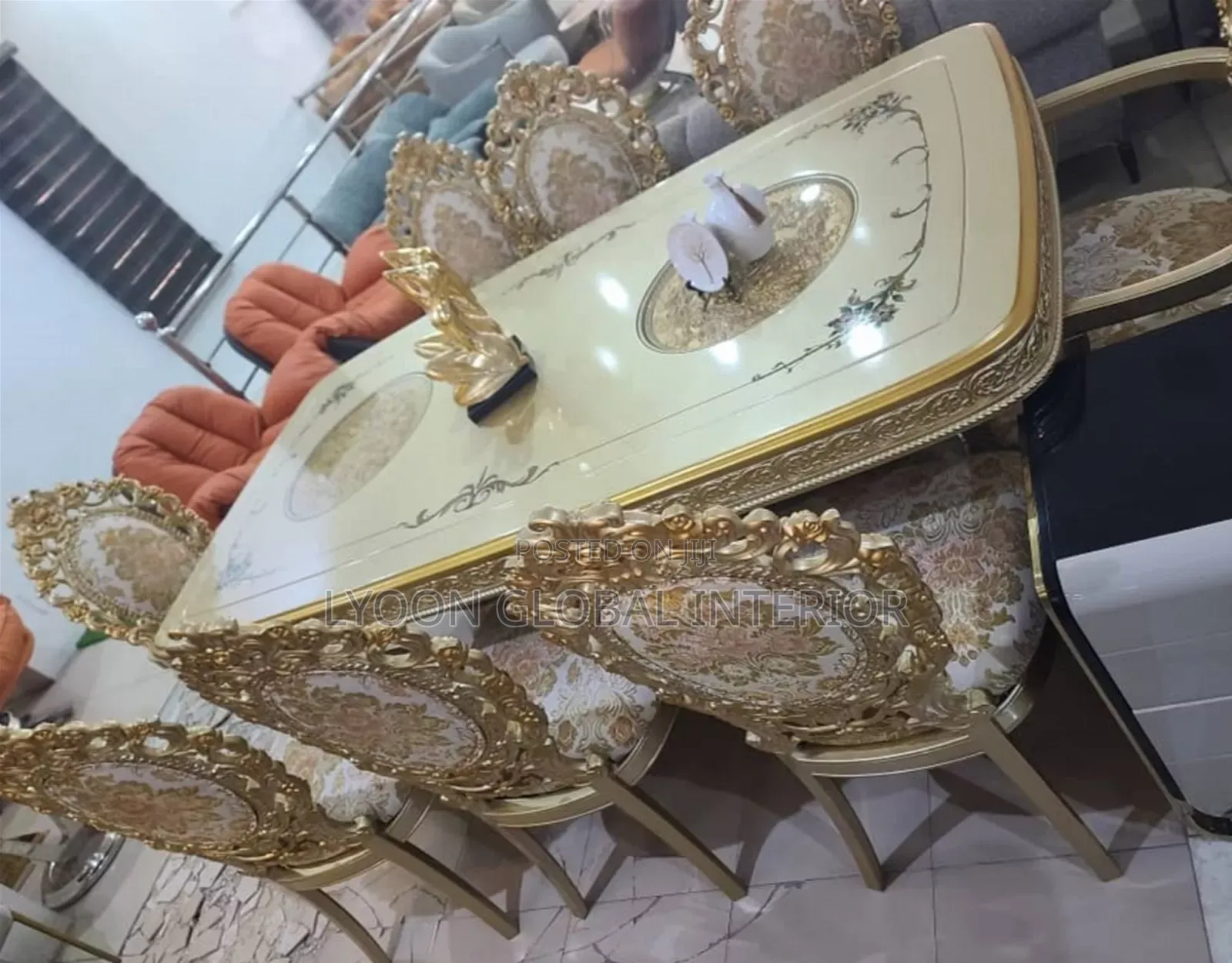 Newly Imported Quality Royal Dining Table by 6seater