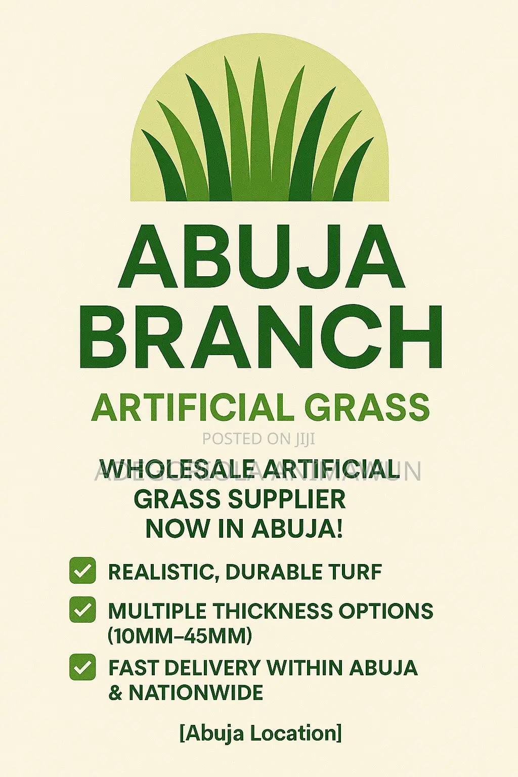 Affordable Artificial Grass in Abuja – Wholesale Retail Supply