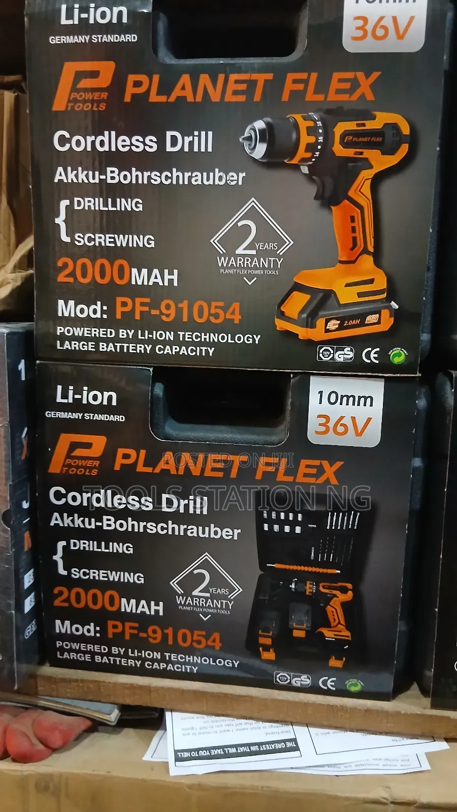 Cordless Drill 36v Planetflex