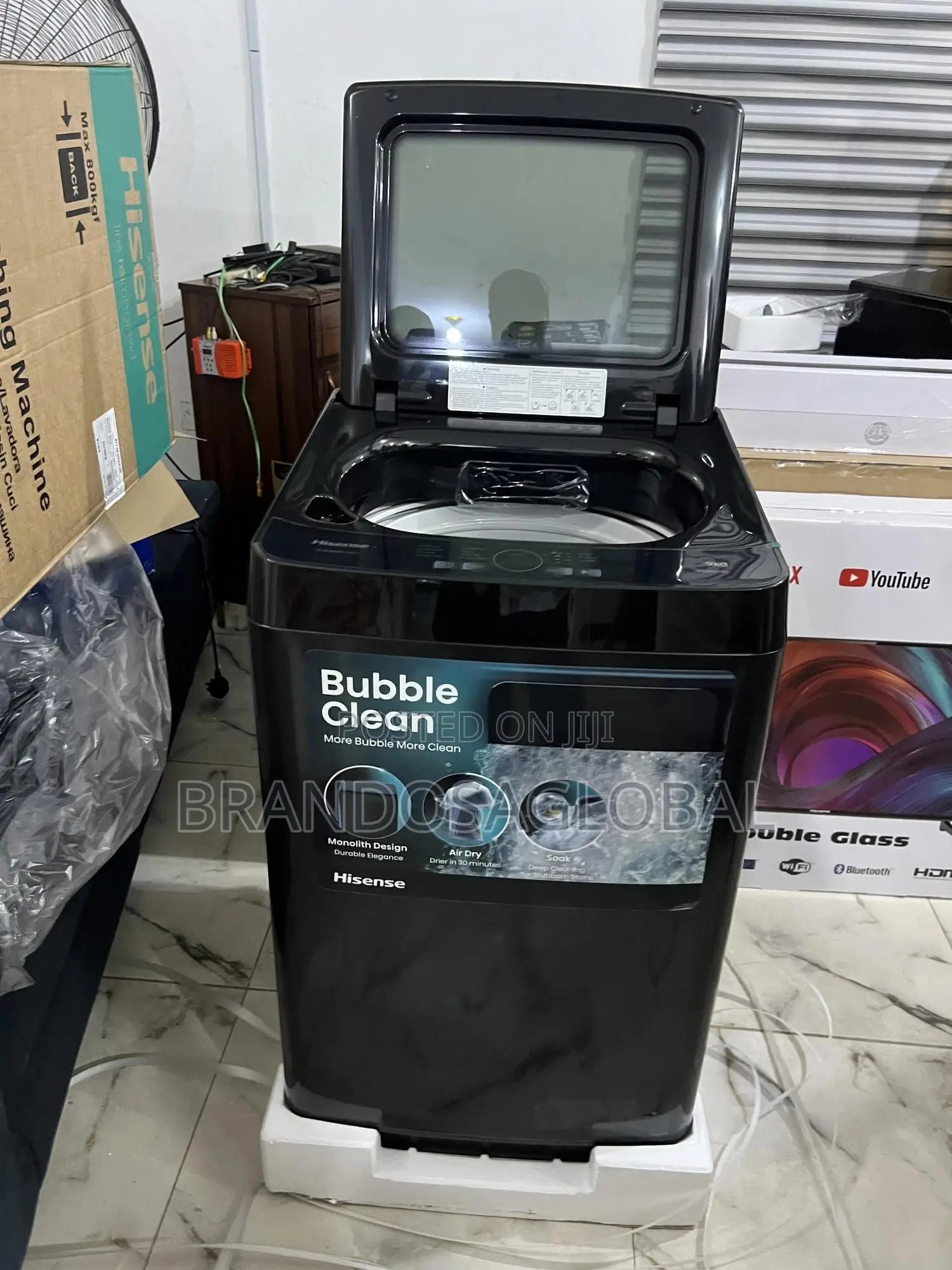 New Hisense Washing Machine – 9kg Top Load