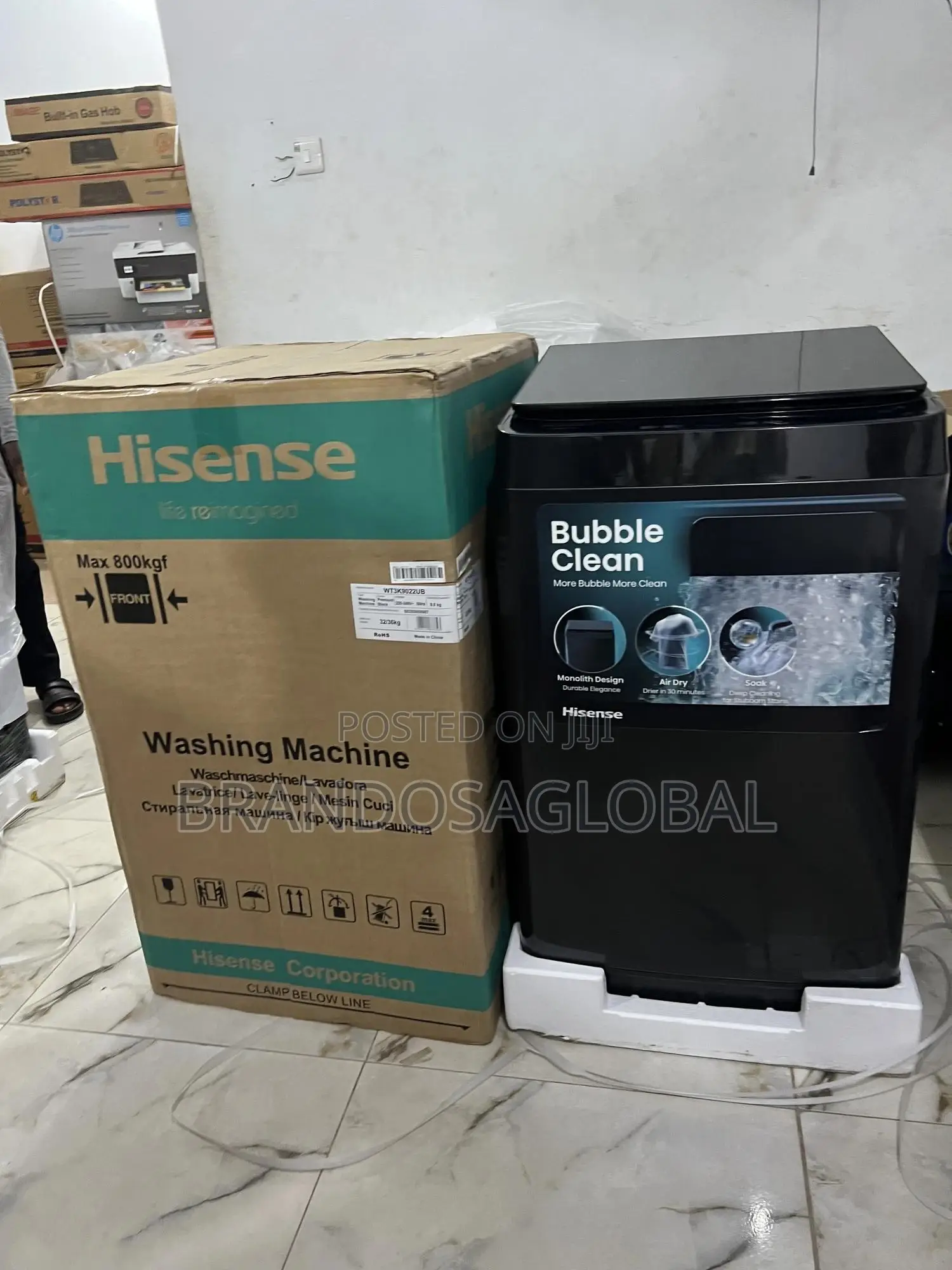 Hisense Top Load Machine – 9kg, Easy Operationv