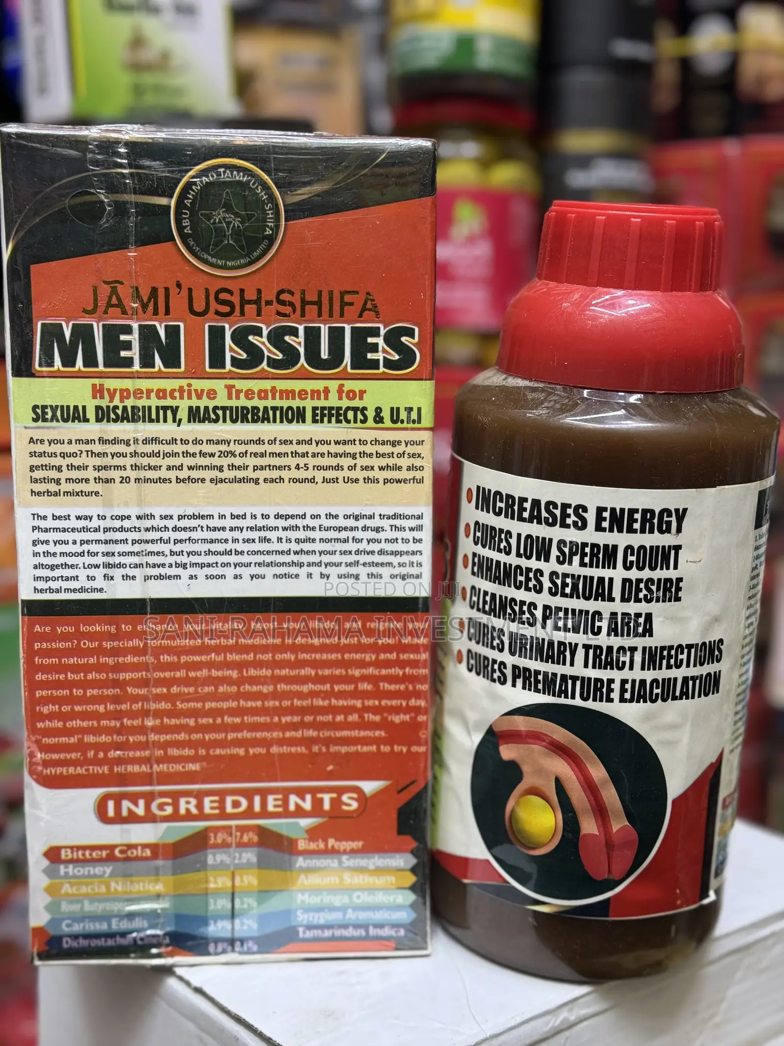 Jami’Ush Shifa ( Men Issues) Treat Masturbation Effects, Uti STDS